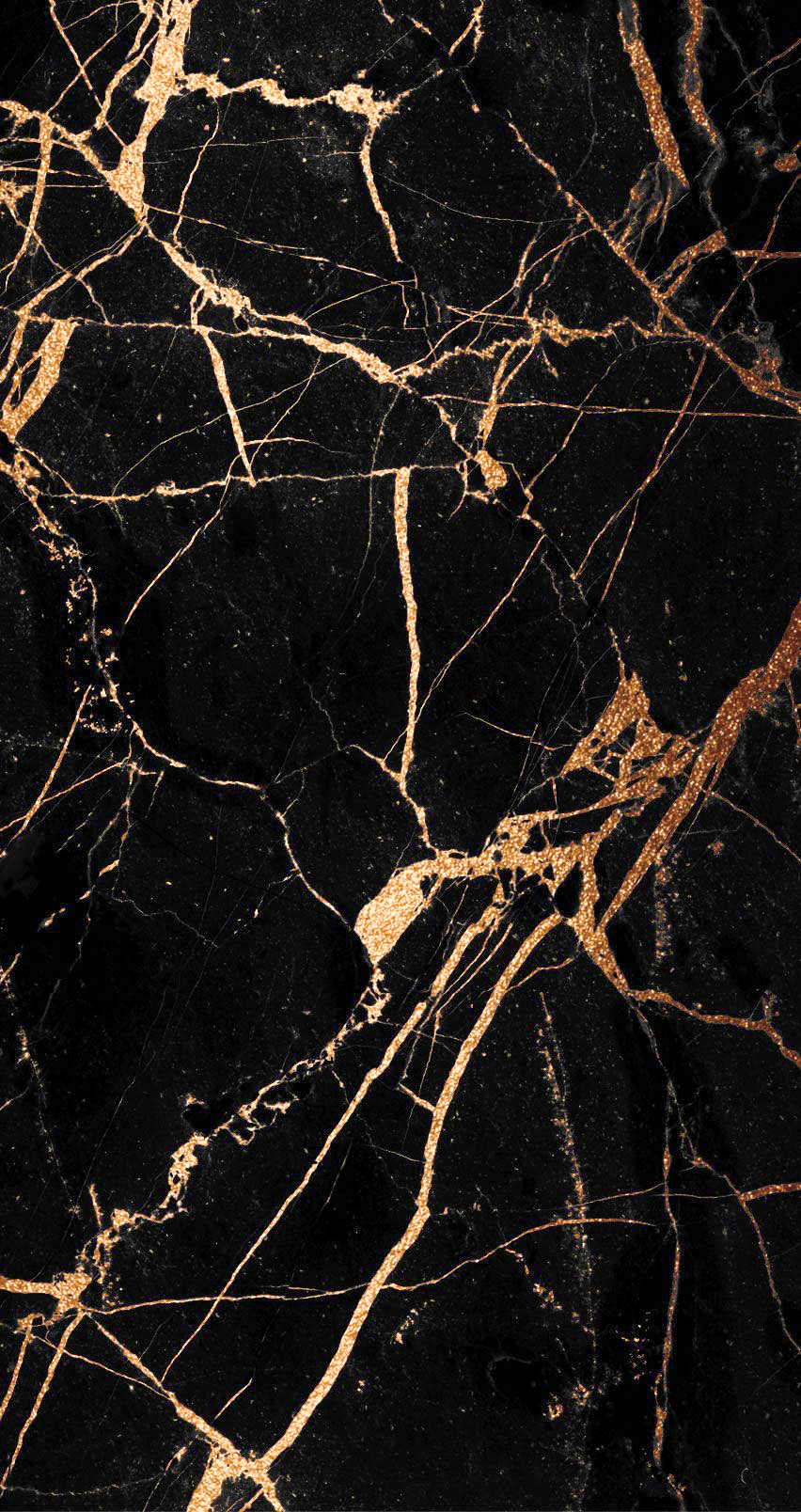 Marmo nero venature dorate, 852x1608 Verticale, Xiaomi