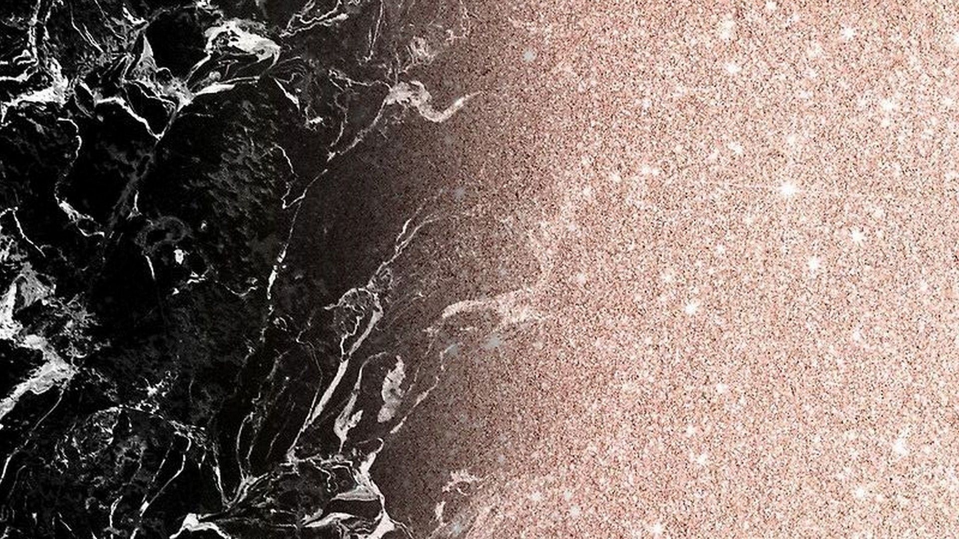 Marmo nero e glitter oro rosa, 1920x1080 Full HD 1080p, Notebook Gaming