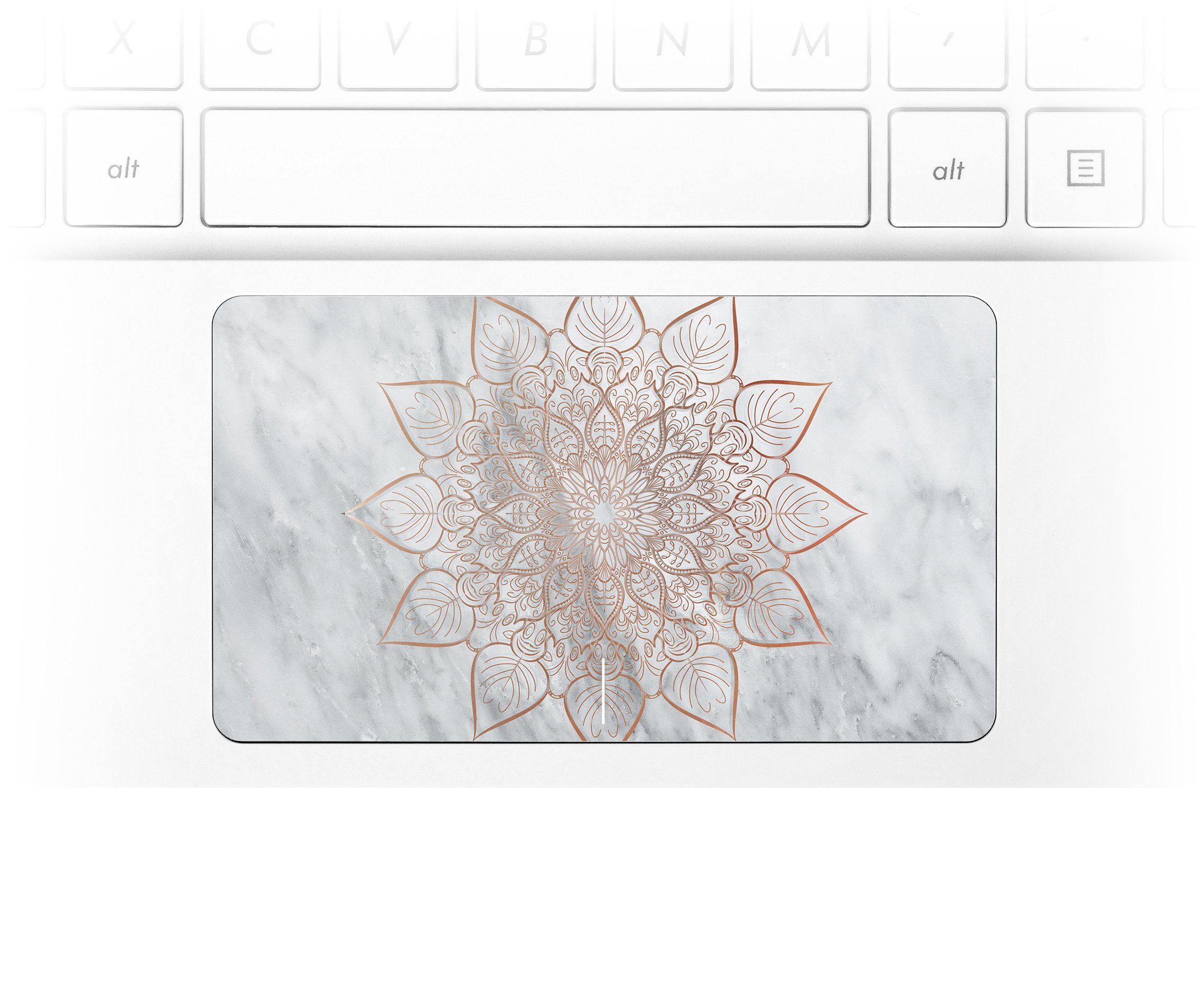 Mandala oro rosa su marmo, 2272x1852 alta risoluzione, Notebook Gaming