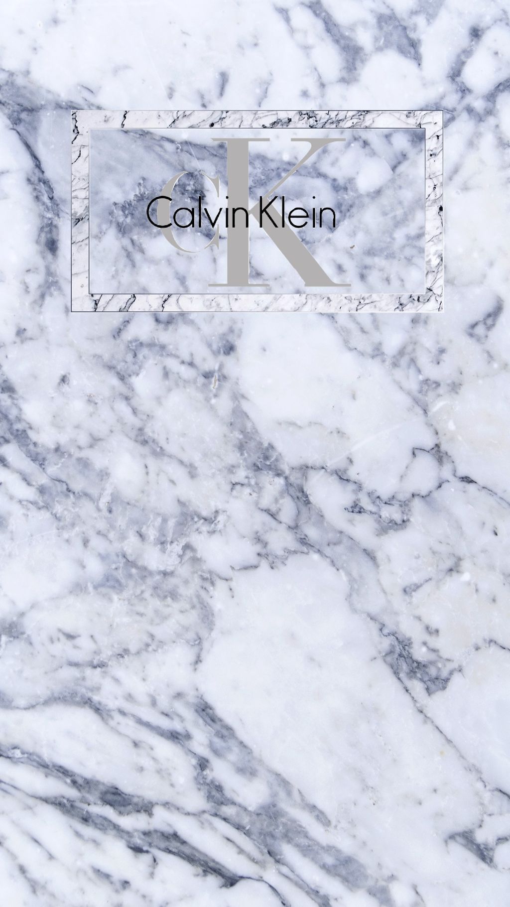 Marmo bianco logo Calvin Klein, 1024x1821 Verticale, POCO