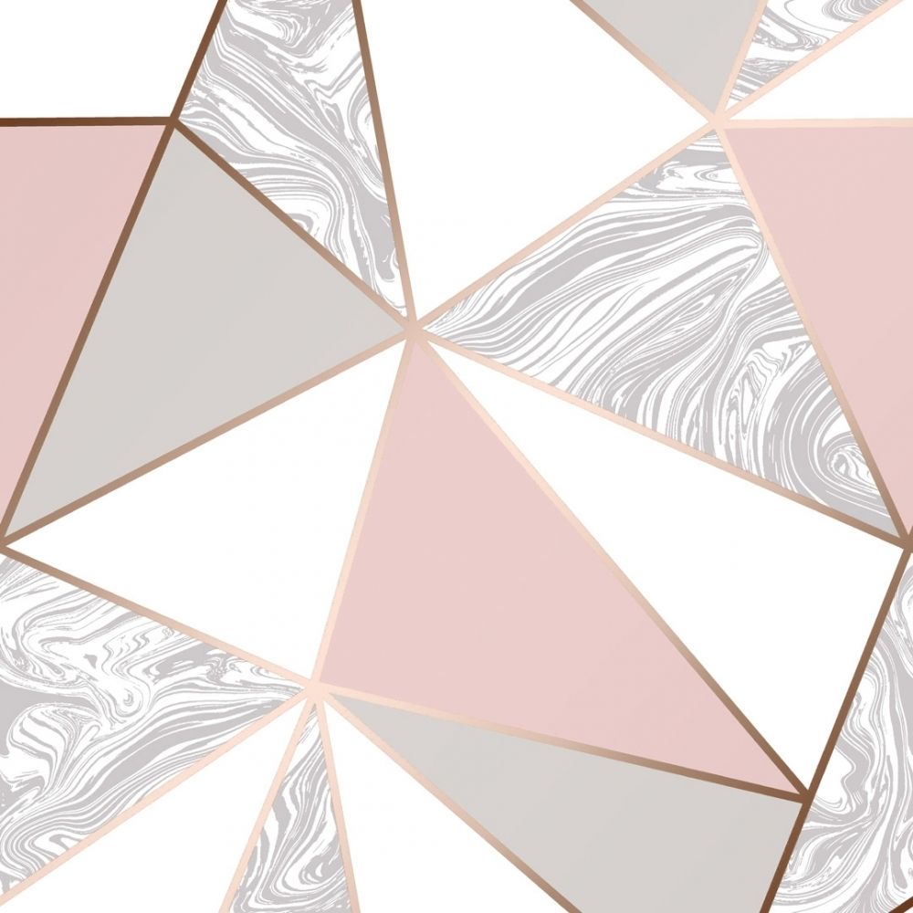 Marmo geometrico rosa e oro, 1000x1000 HD, Desktop