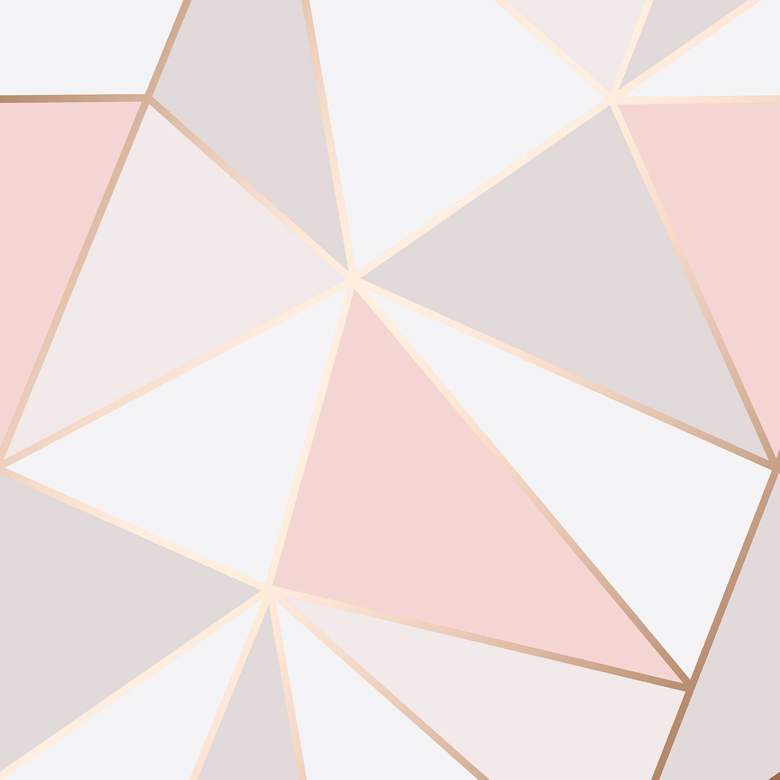 Triangoli geometrici rosa e oro, 1600x1600 HD Ready, PC