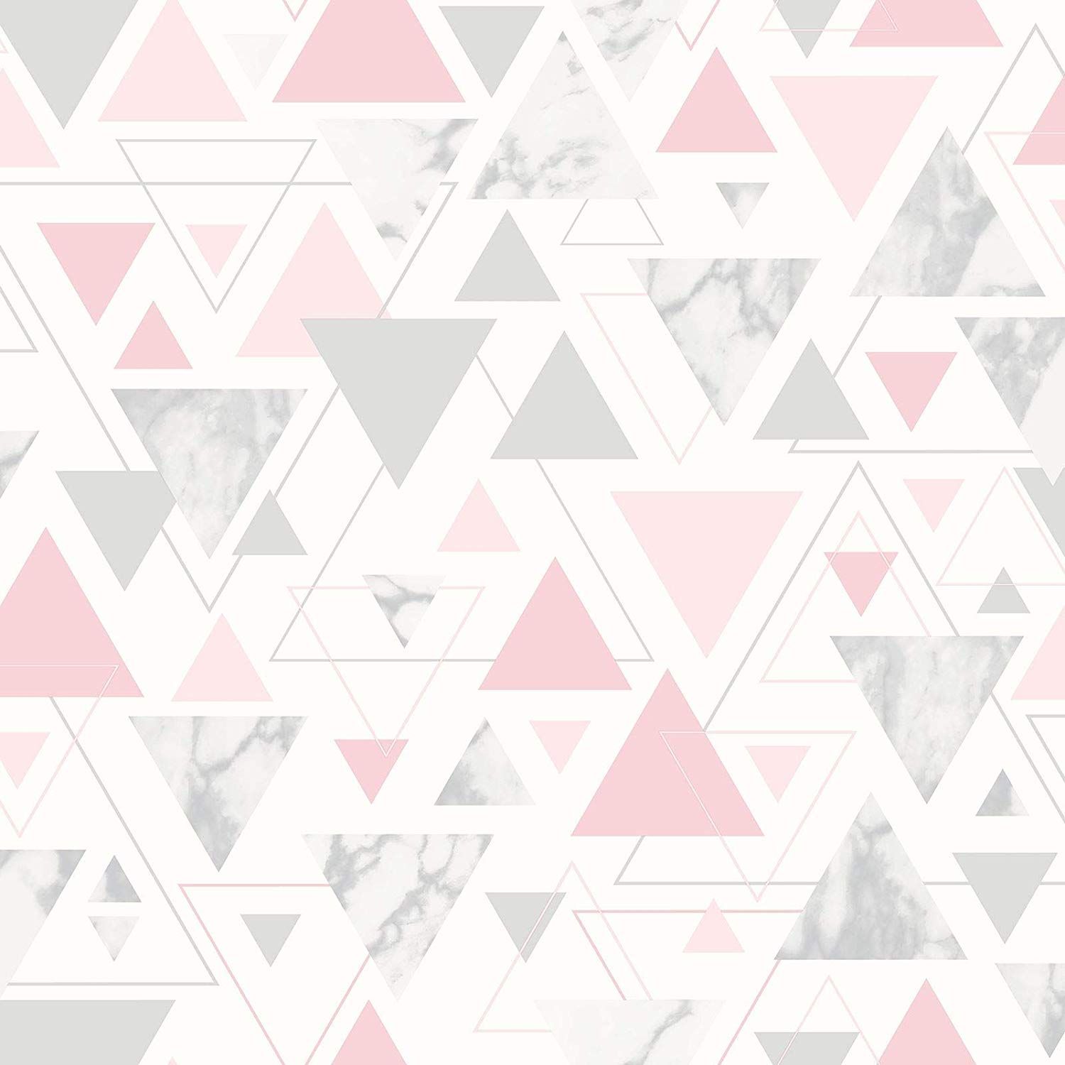 Triangoli geometrici marmo rosa, 1500x1500 HD, Notebook Gaming