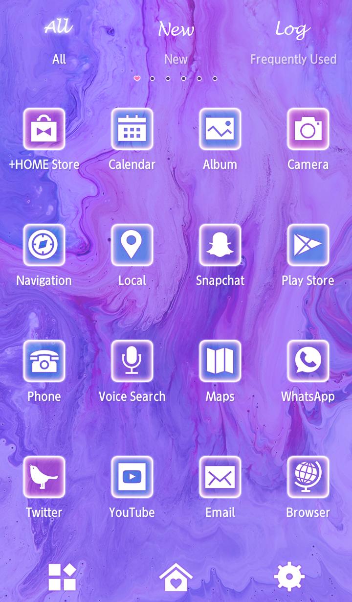 Marmo viola schermata app, 720x1230 Full HD Verticale, Smartphone