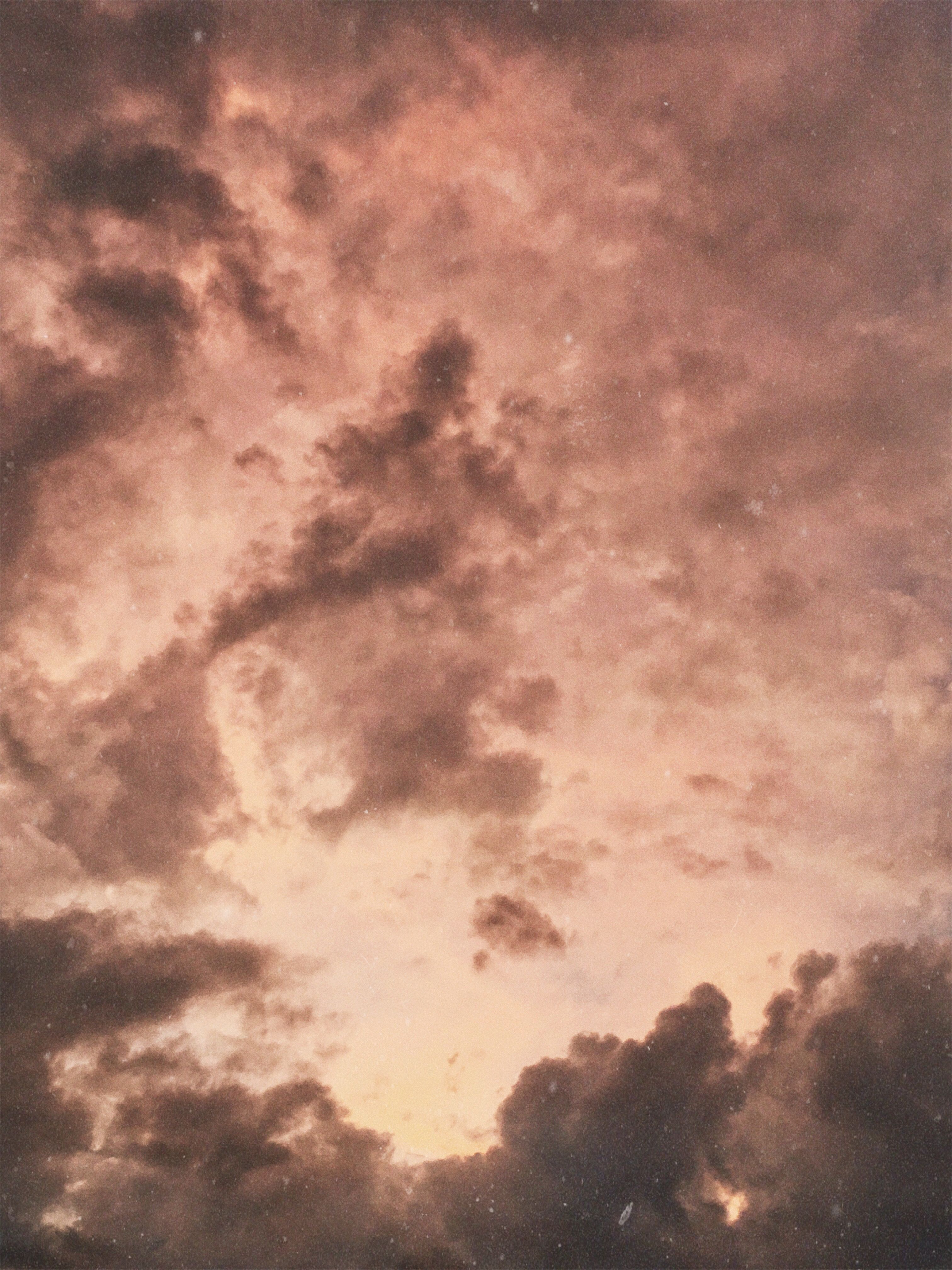 Cielo nuvoloso tramonto marrone, 3024x4032 Verticale, POCO