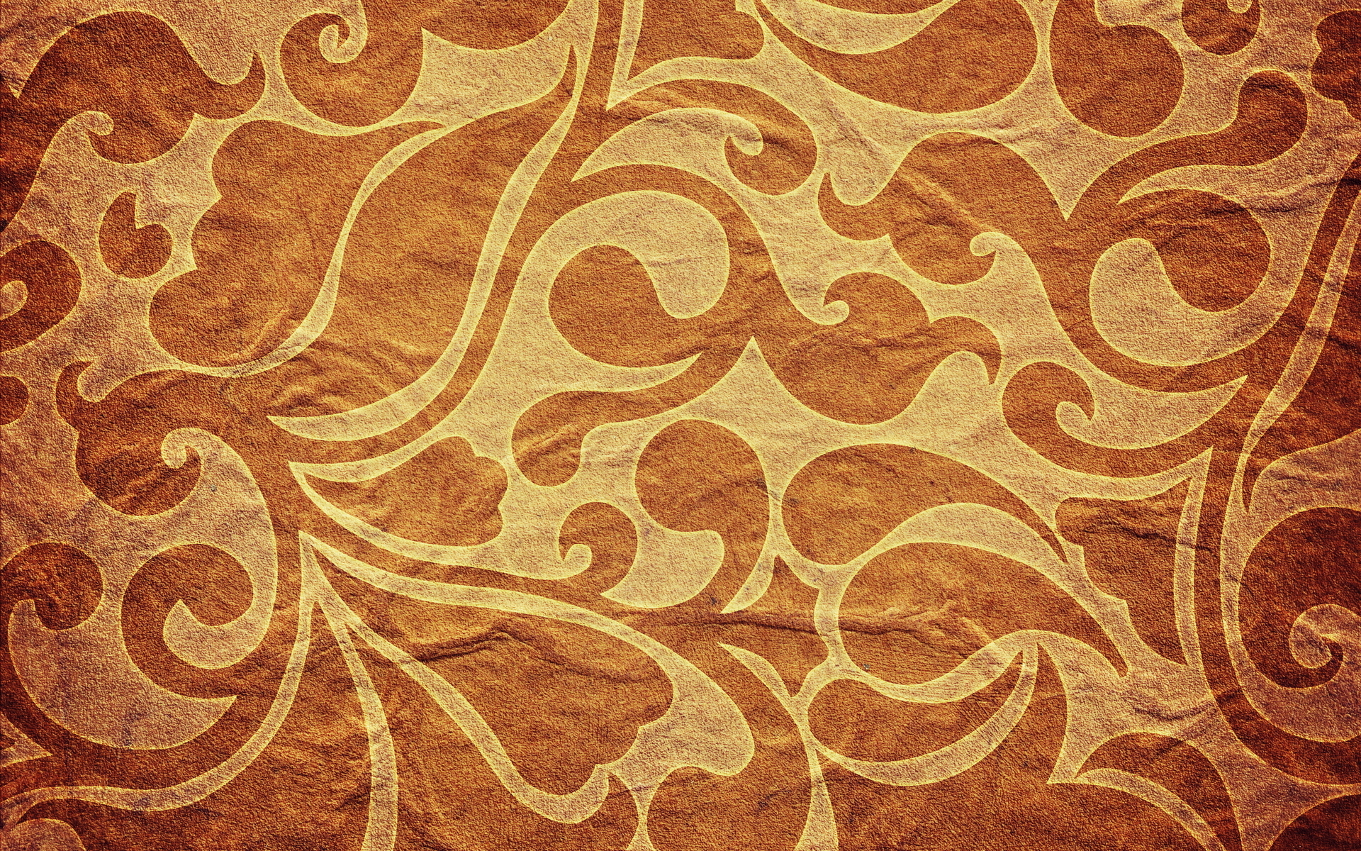 Motivo ornamentale marrone vintage, 1920x1200 WUXGA, Desktop