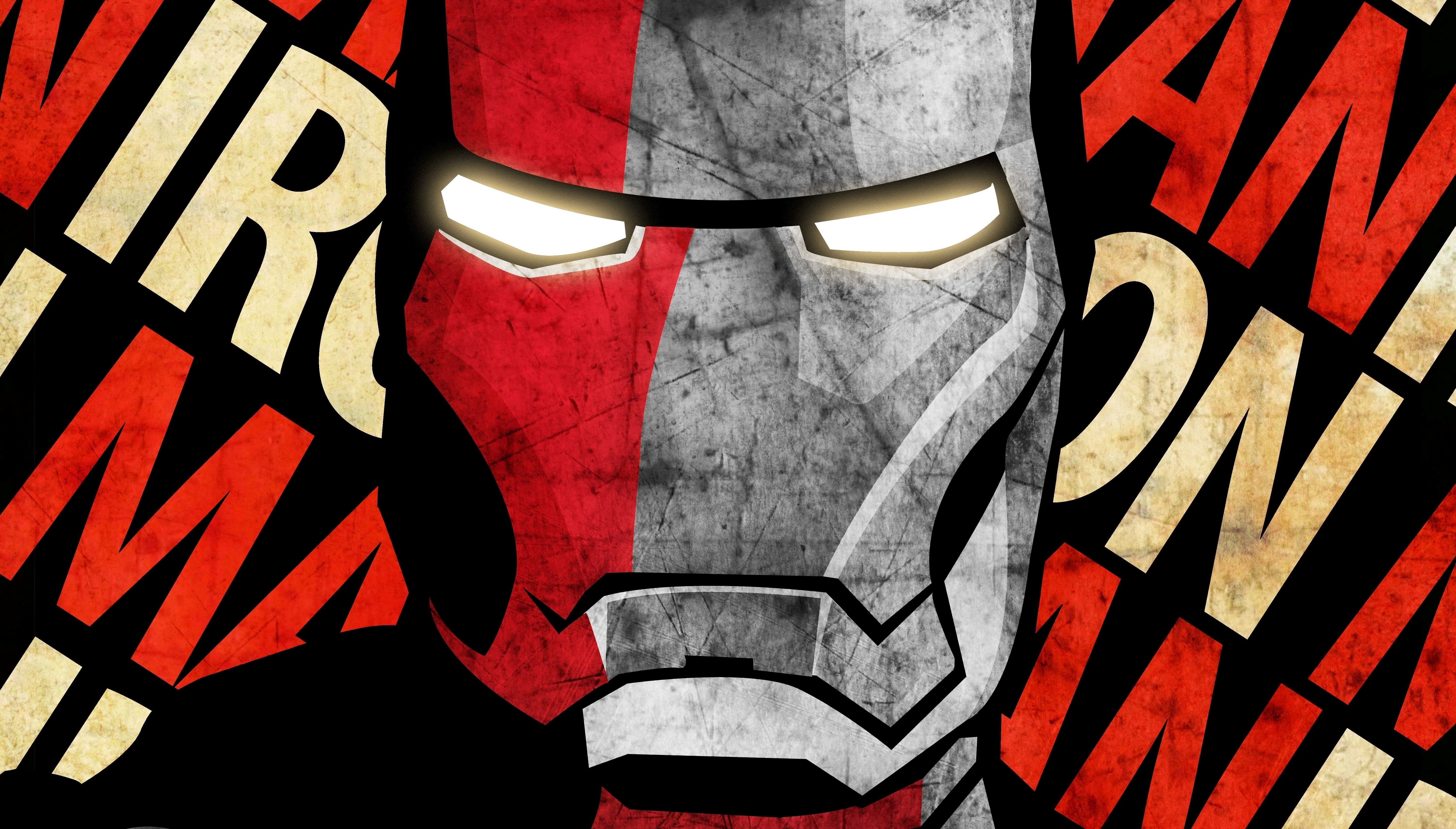 Iron Man maschera rosso grigio, 6000x3417 4K Ultra HD, Smart TV 4K