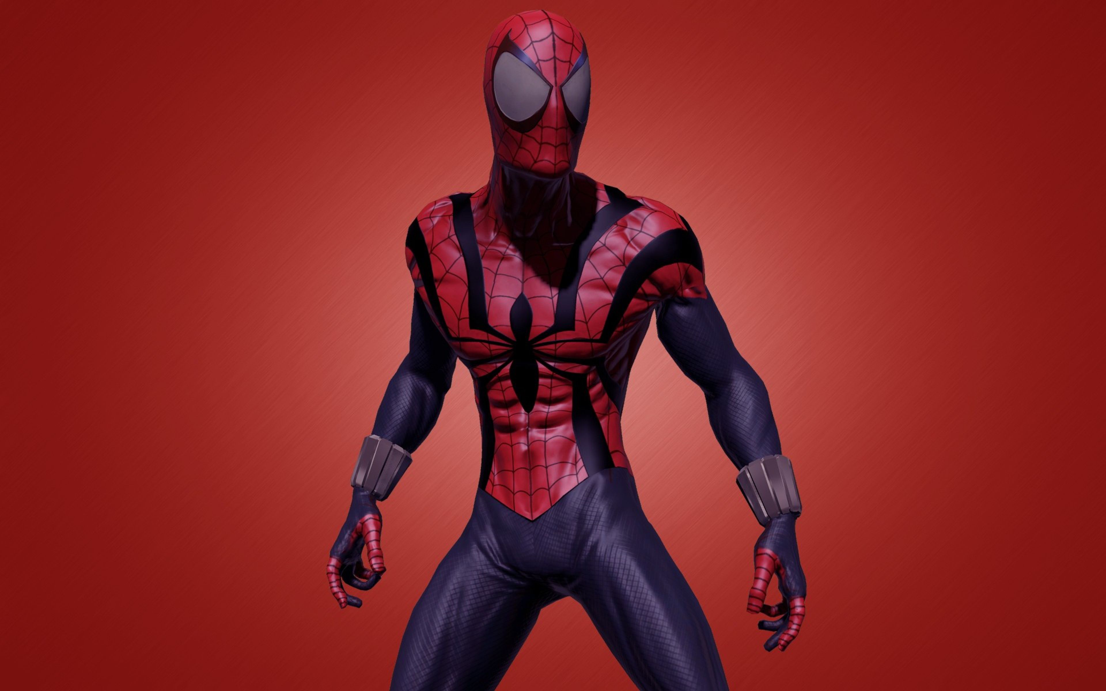 Spider-Man costume rosso blu, 3840x2400 4K Ultra HD, Monitor 4K