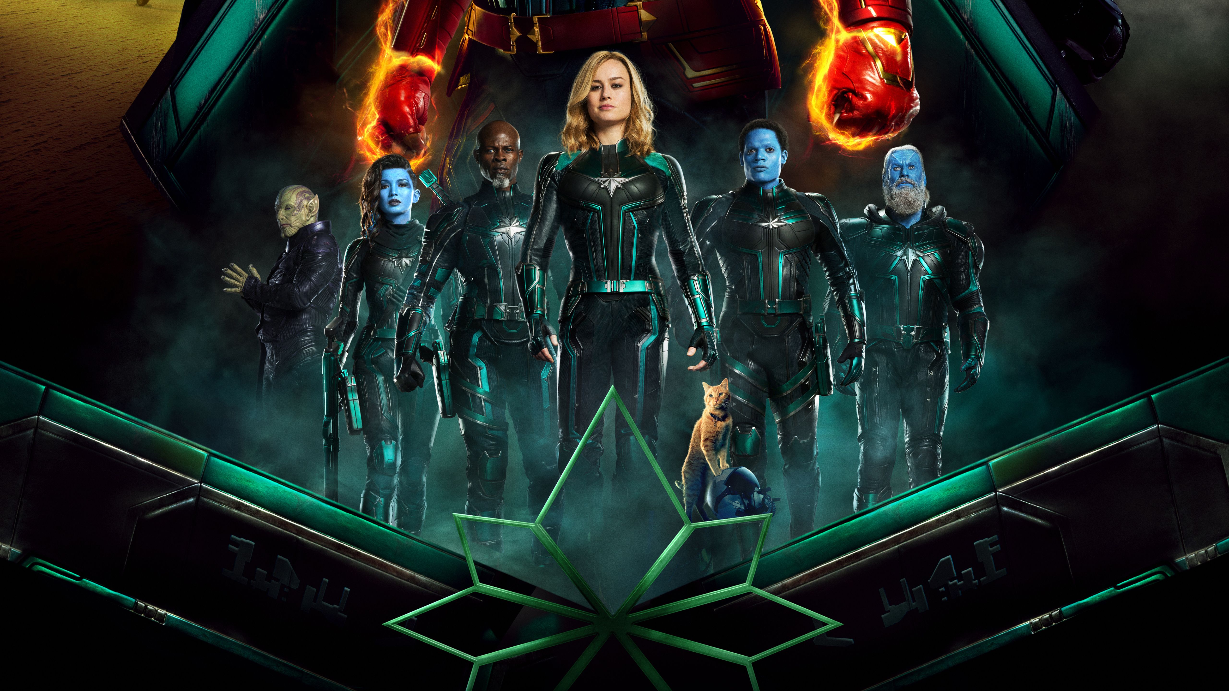Captain Marvel Kree squadra, 5120x2880 Ultra HD, 4K TV