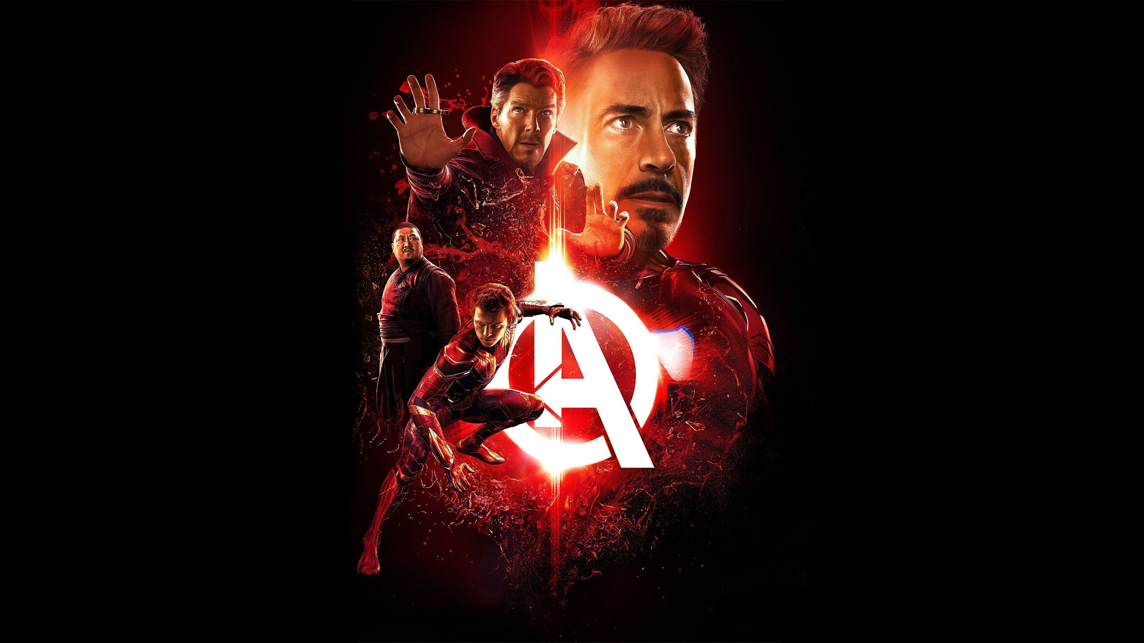 Poster Avengers Infinity War, 3840x2160 4K, Monitor 4K
