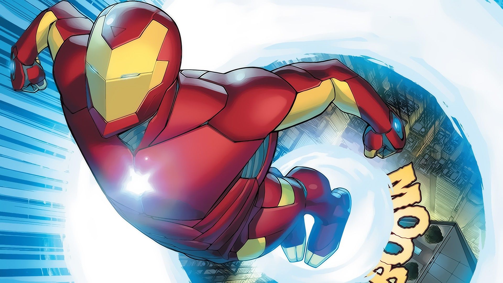 Iron Man Marvel Comics, 1920x1080 Full HD 1080p, Laptop