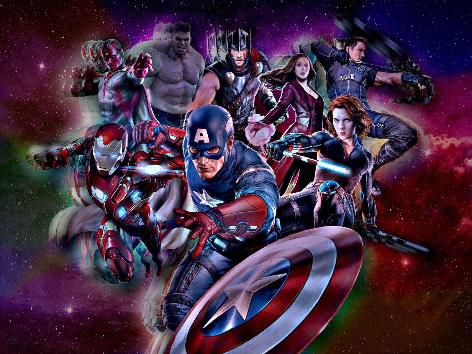 Avengers gruppo supereroi Marvel, 1600x1200 HD, Desktop
