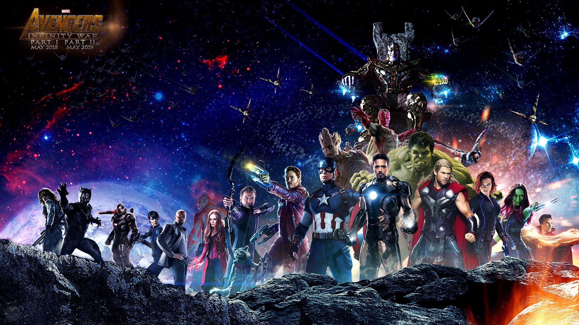Avengers Endgame poster eroi, 720x1280 Verticale, Telefono