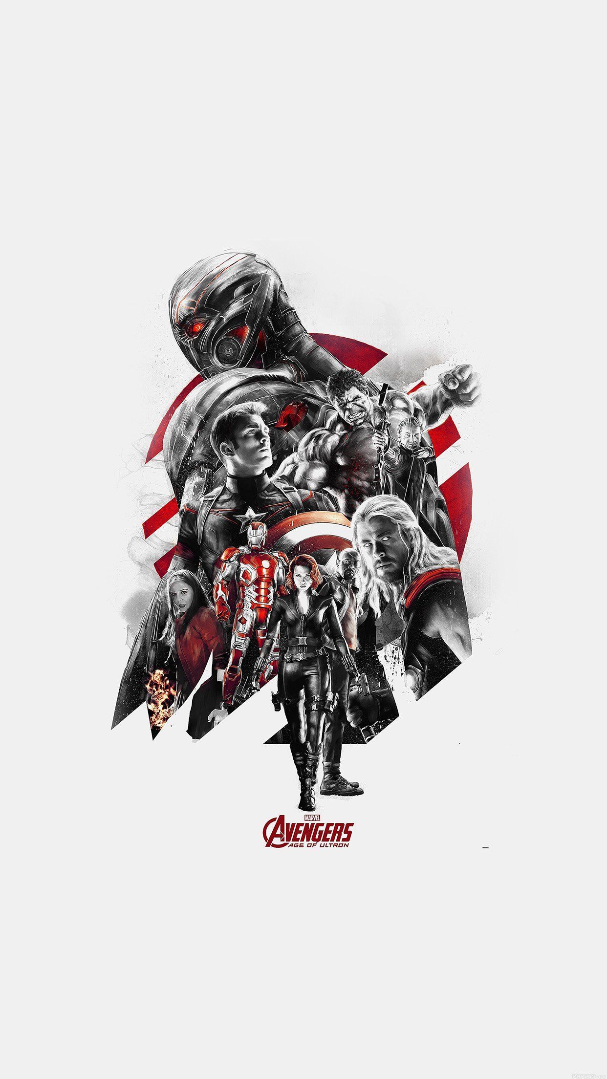 Iron Man collage estetico rosso, Tony Stark, 1080x1350 Full HD Verticale, Smartphone