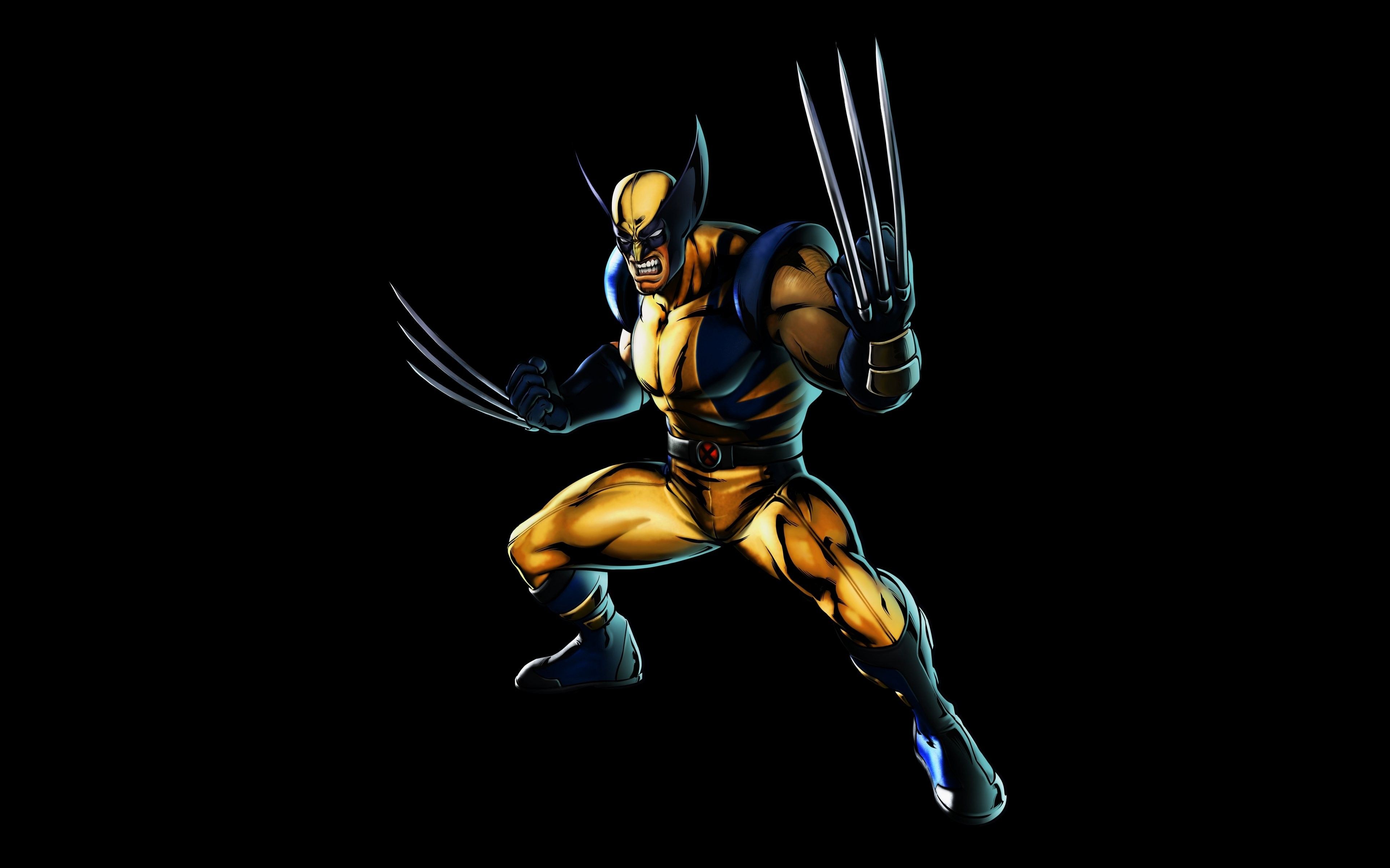Wolverine Marvel sfondo nero, 3840x2400 4K, PC Desktop