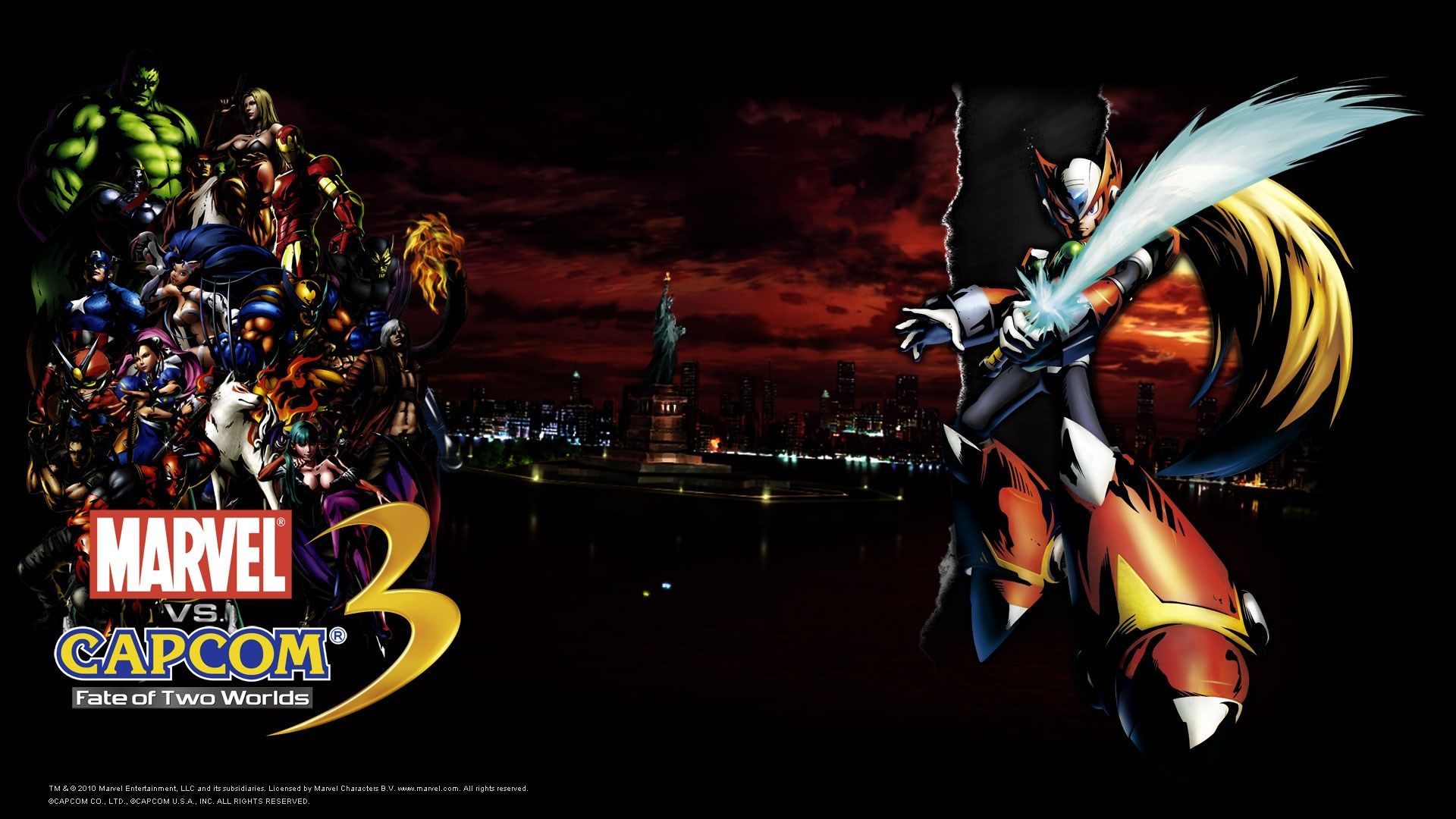 Marvel vs Capcom 3, 1920x1080 Full HD 1080p, Desktop
