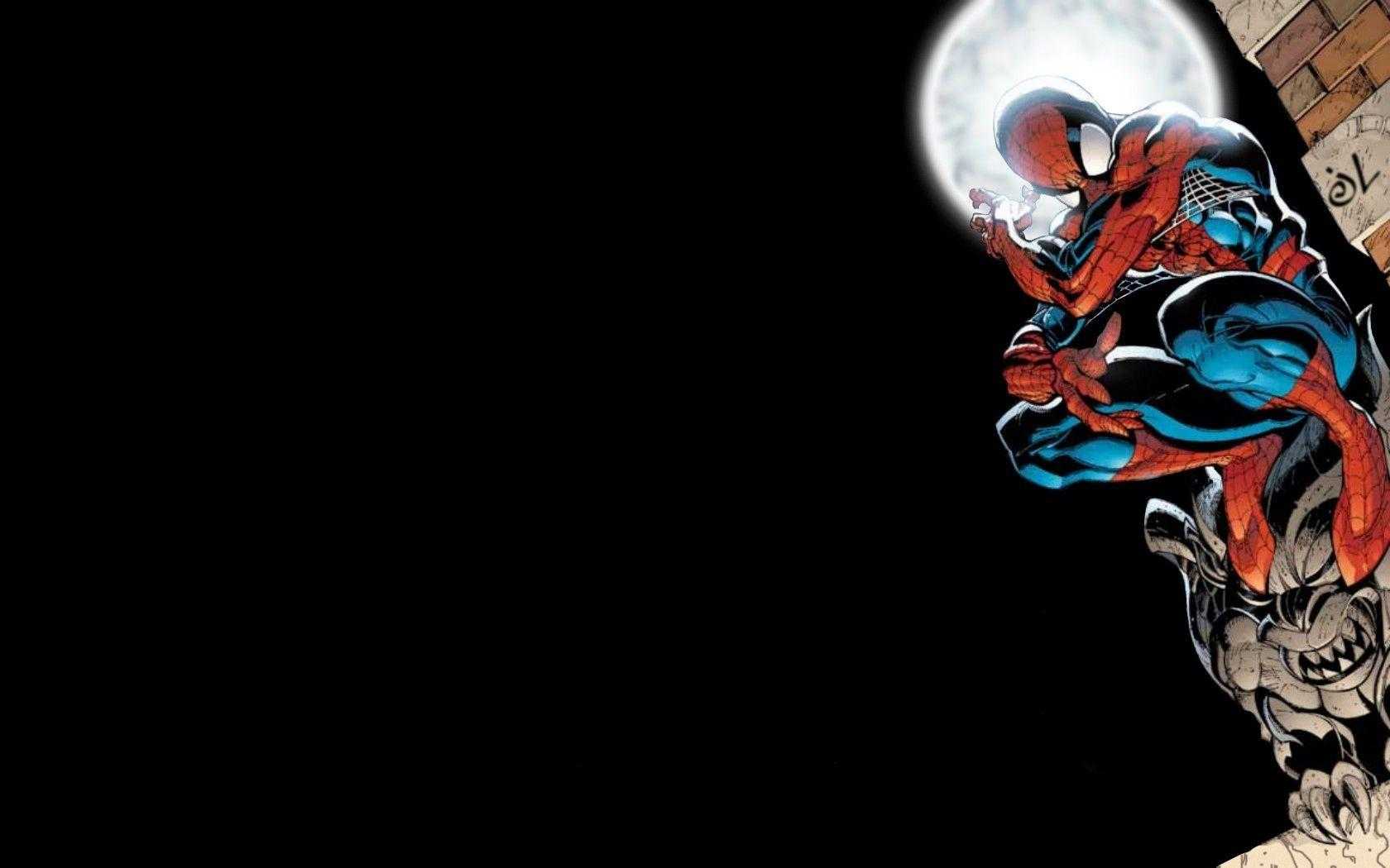 Spider-Man luna notte, Uomo Ragno, 1680x1050 HD, Desktop