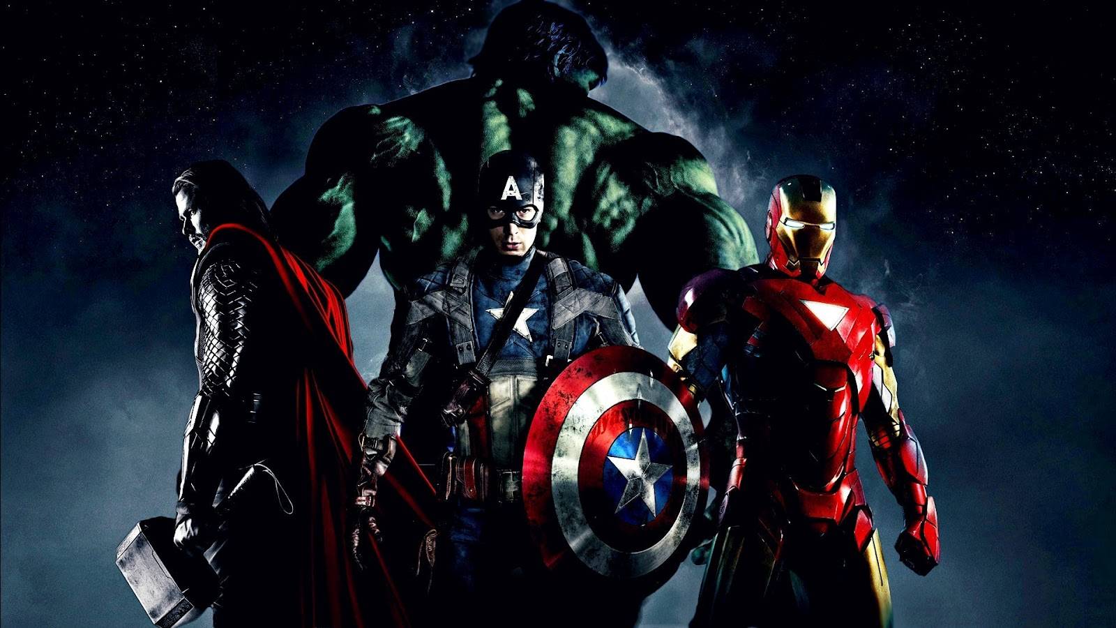 Avengers Thor Hulk Iron Man, Tony Stark, 1600x900 HD, PC