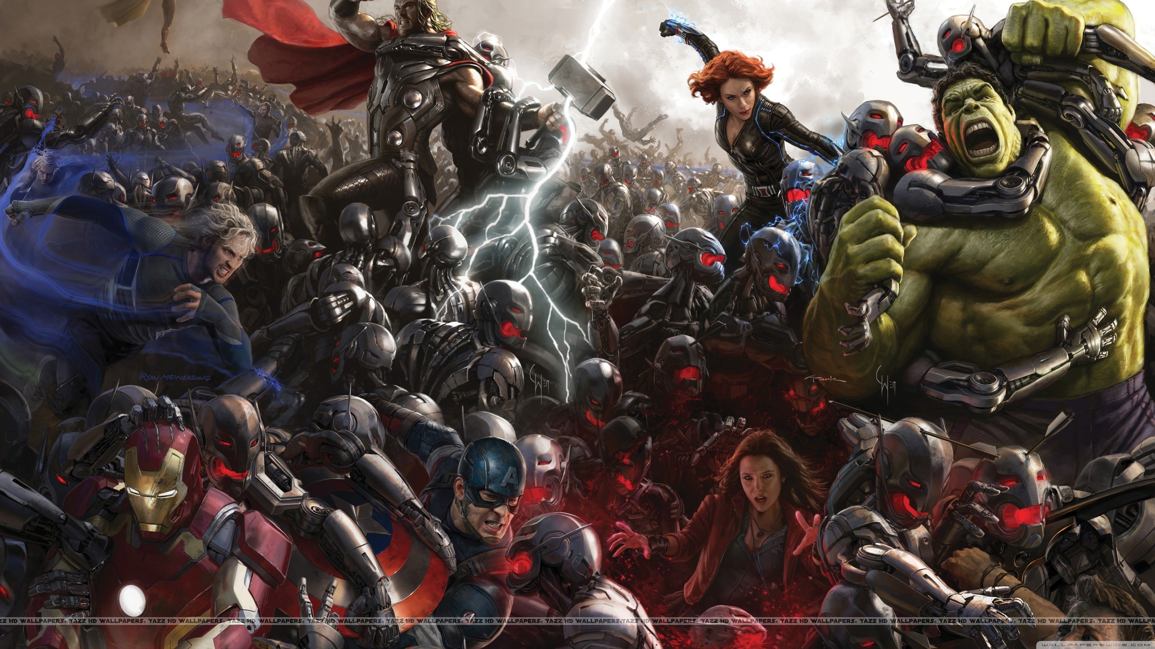 Avengers battaglia contro Ultron, 3840x2160 UHD, Monitor Gaming