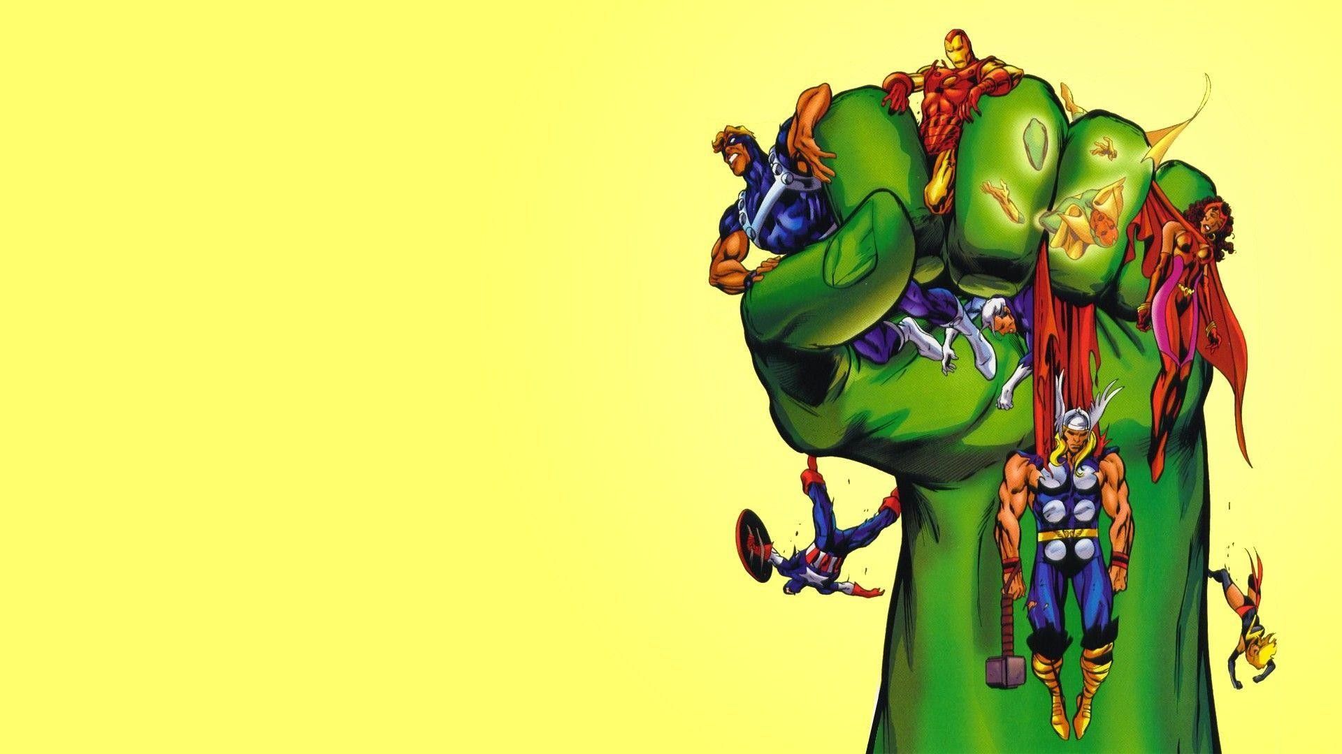 Hulk pugno Avengers, 1920x1080 Full HD 1080p, PC