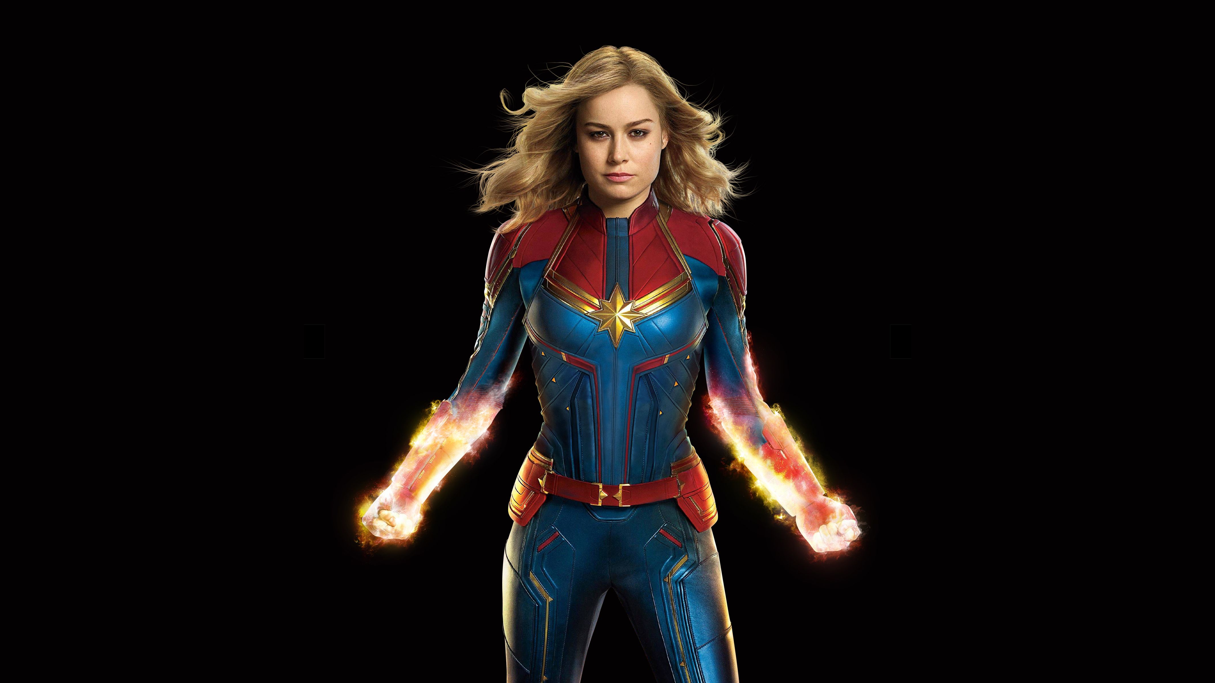 Captain Marvel supereroina Brie Larson, 4263x2398 Ultra HD, PC