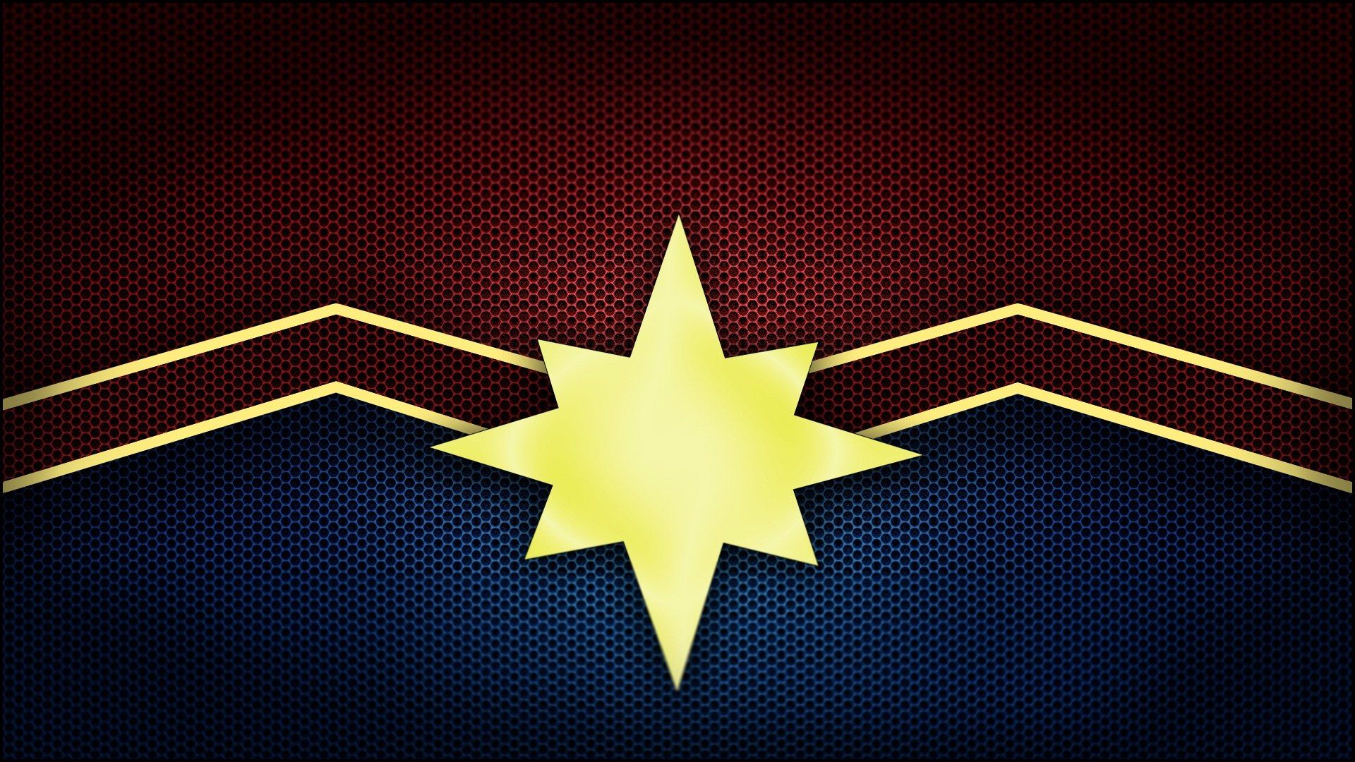 Logo Captain Marvel, 1920x1080 Full HD 1080p, Monitor Gaming
