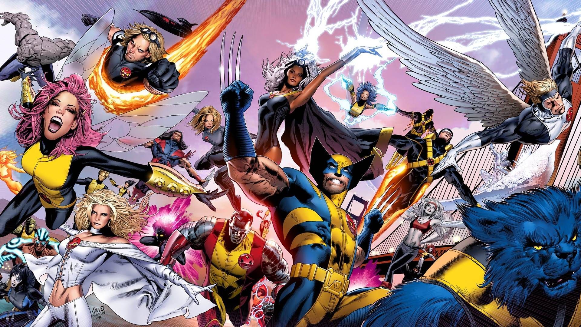 X-Men gruppo supereroi Marvel, 1920x1080 1080p, Monitor Gaming