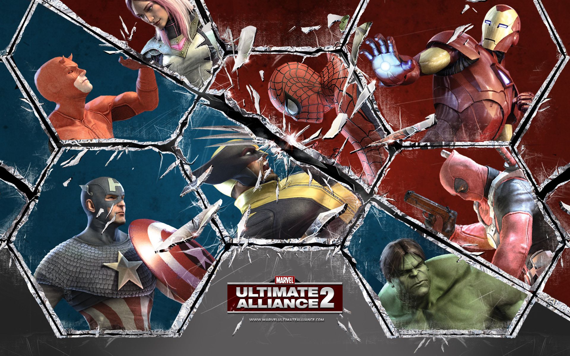 Marvel Ultimate Alliance 2 personaggi, 1920x1200 Full HD+ WUXGA, Desktop
