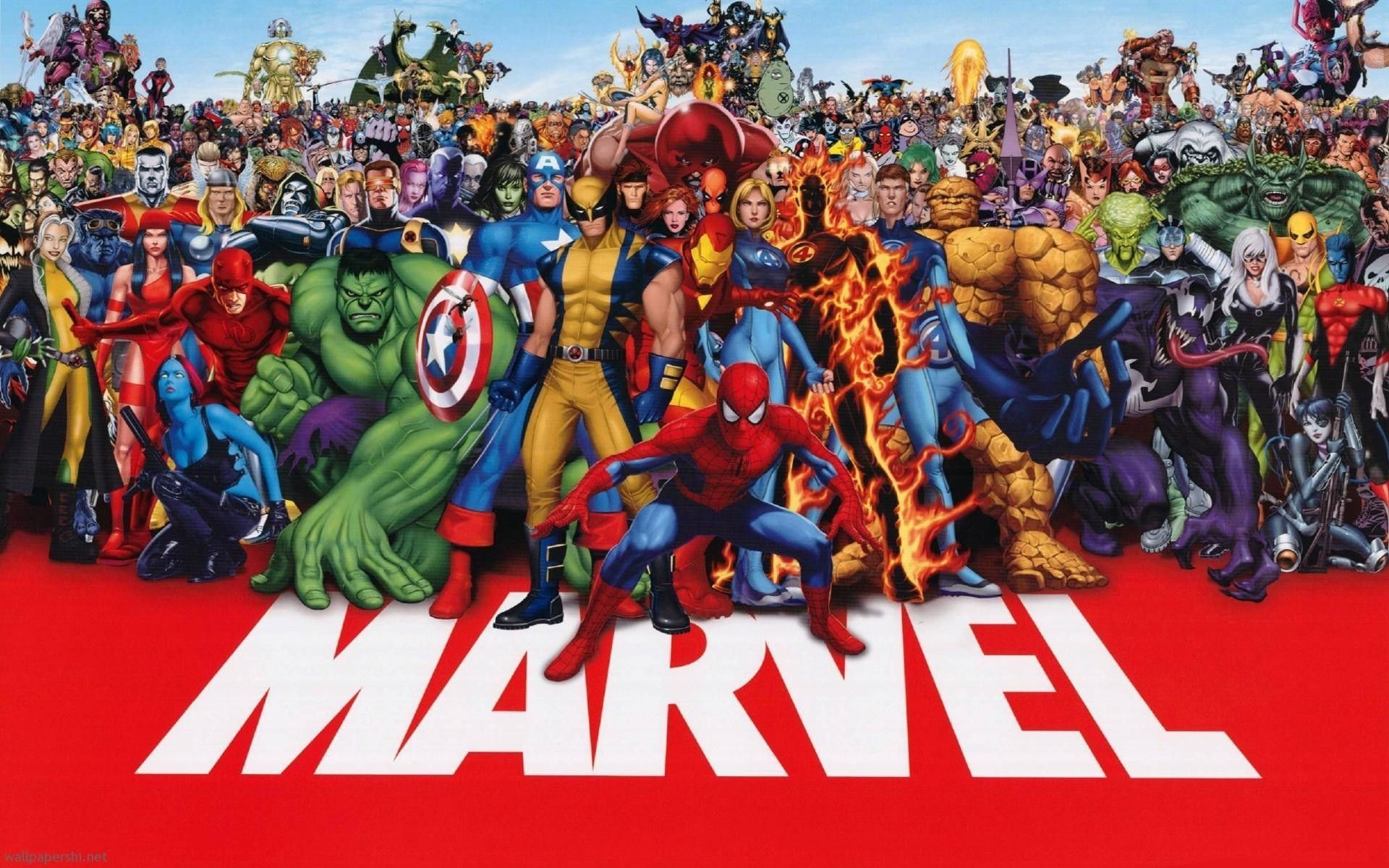 Supereroi Marvel gruppo personaggi, 1920x1200 WUXGA, Desktop