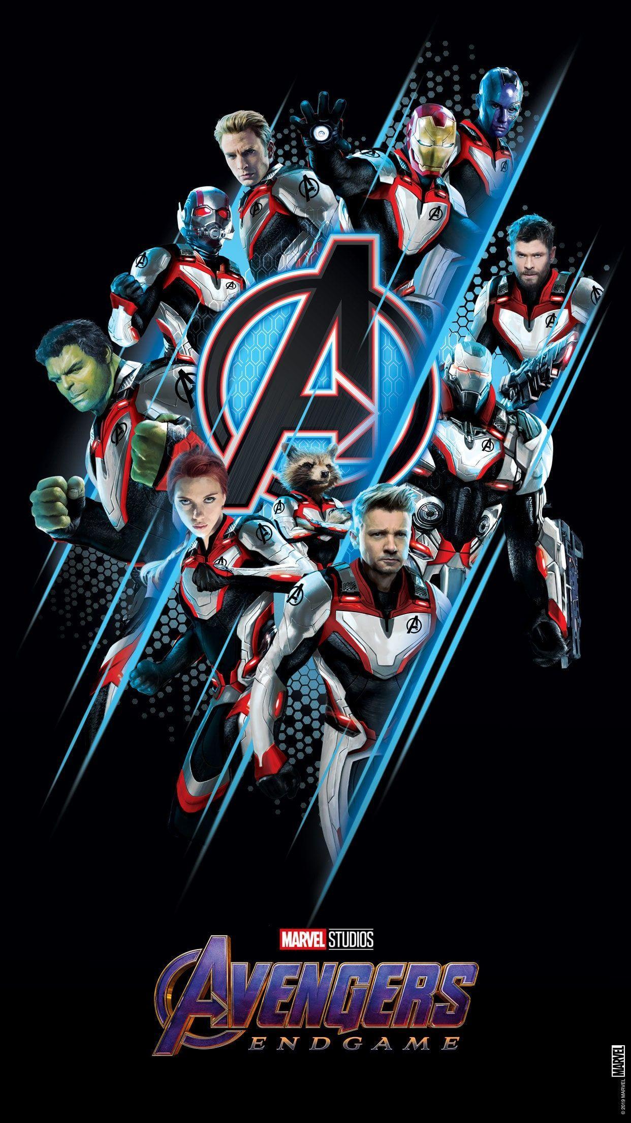 Avengers Endgame personaggi Marvel, MCU, 1242x2209 Full HD Verticale, iPhone