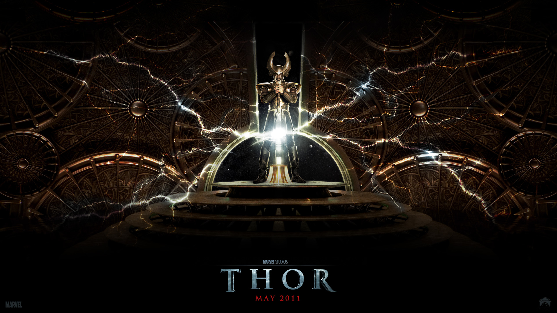 Trono di Asgard con fulmini, 1920x1080 Full HD 1080p, PC