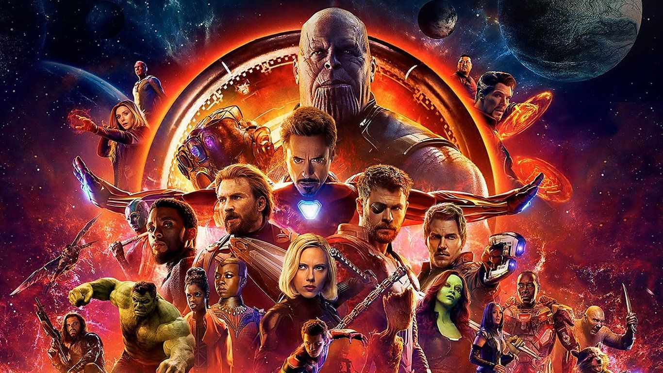 Avengers Infinity War personaggi, 1366x768 HD, Desktop