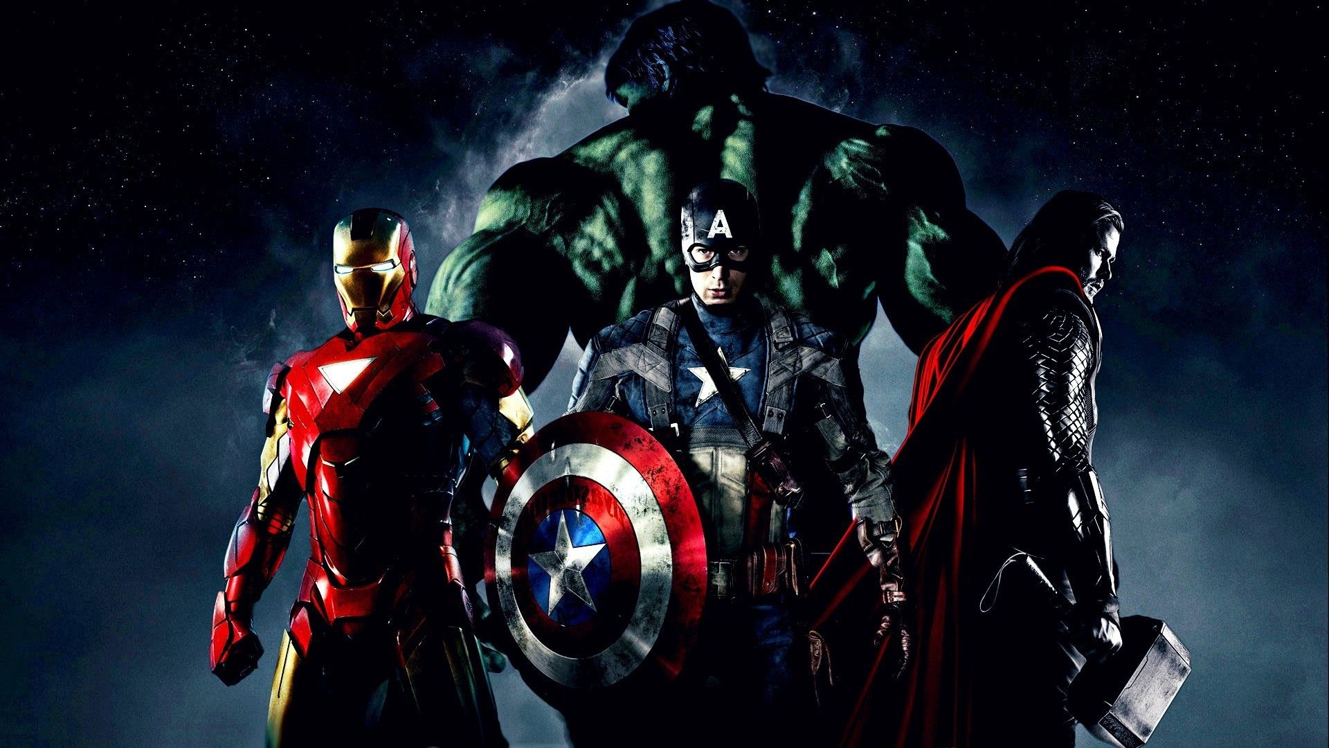 Avengers Iron Man Hulk Capitan America Thor, Tony Stark, 1920x1080 Full HD 1080p, Desktop