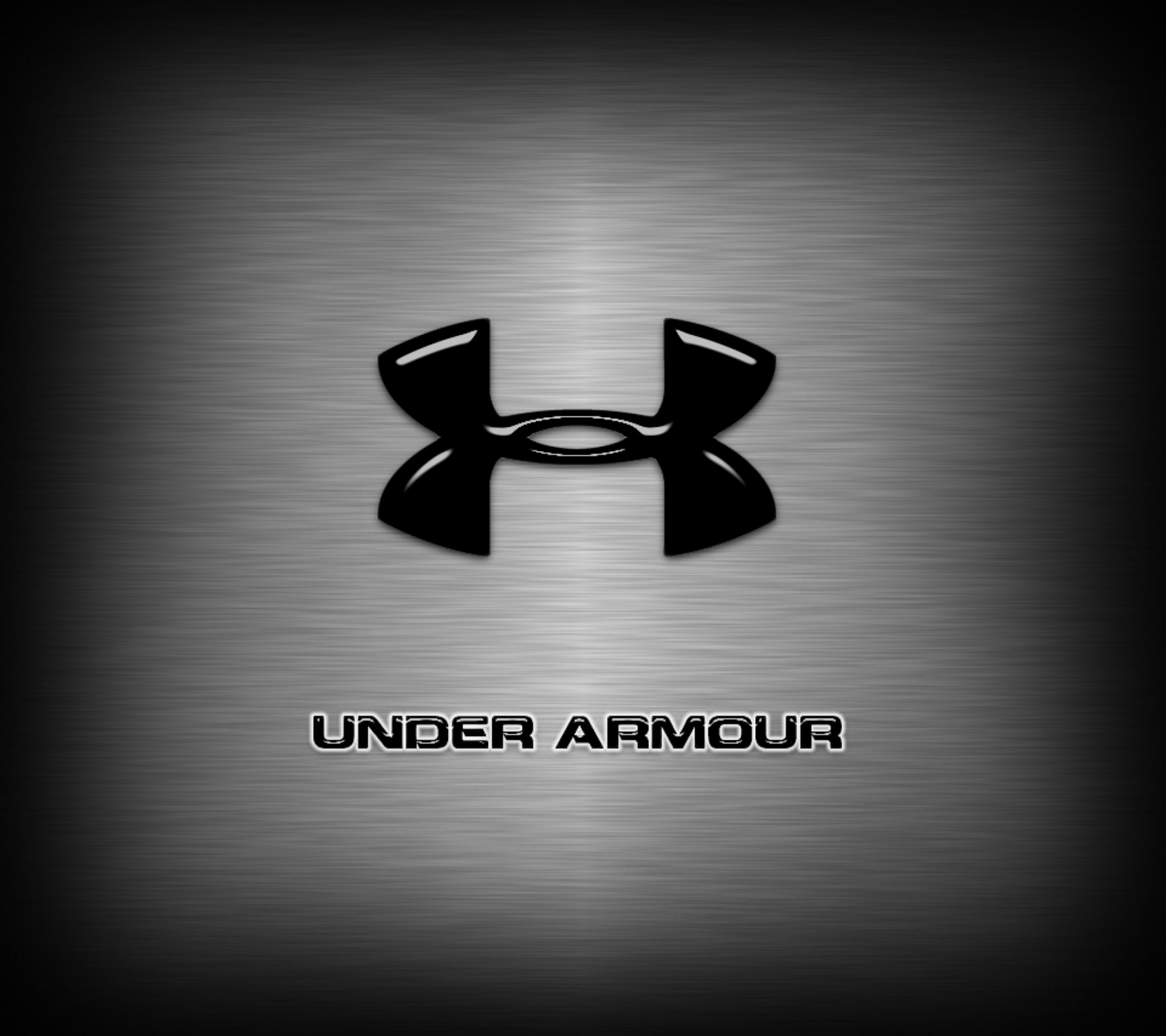 Logo Under Armour metallico, 2160x1920 2K, Desktop