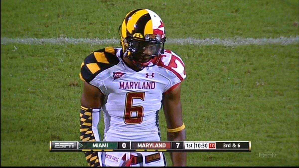 Giocatore football Maryland Terrapins, 1200x674 HD, PC Desktop