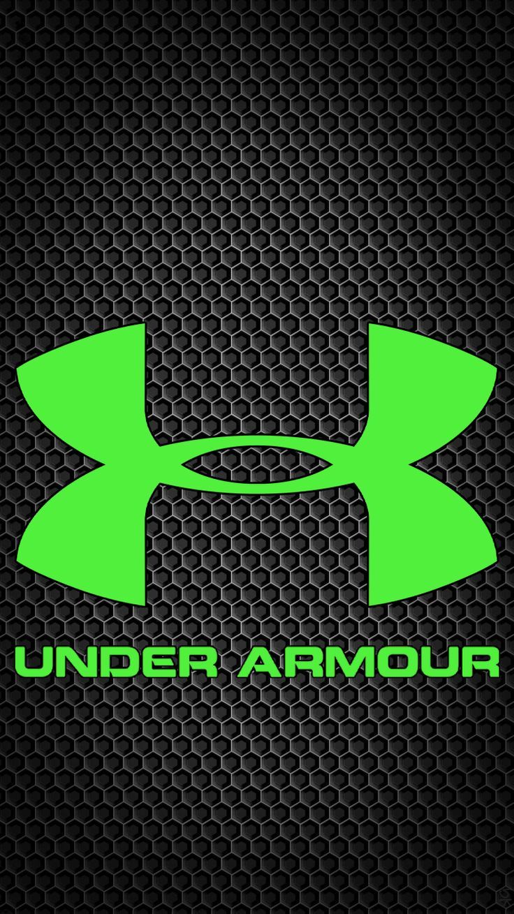 Logo Under Armour verde, 736x1309 Full HD Verticale, iPhone