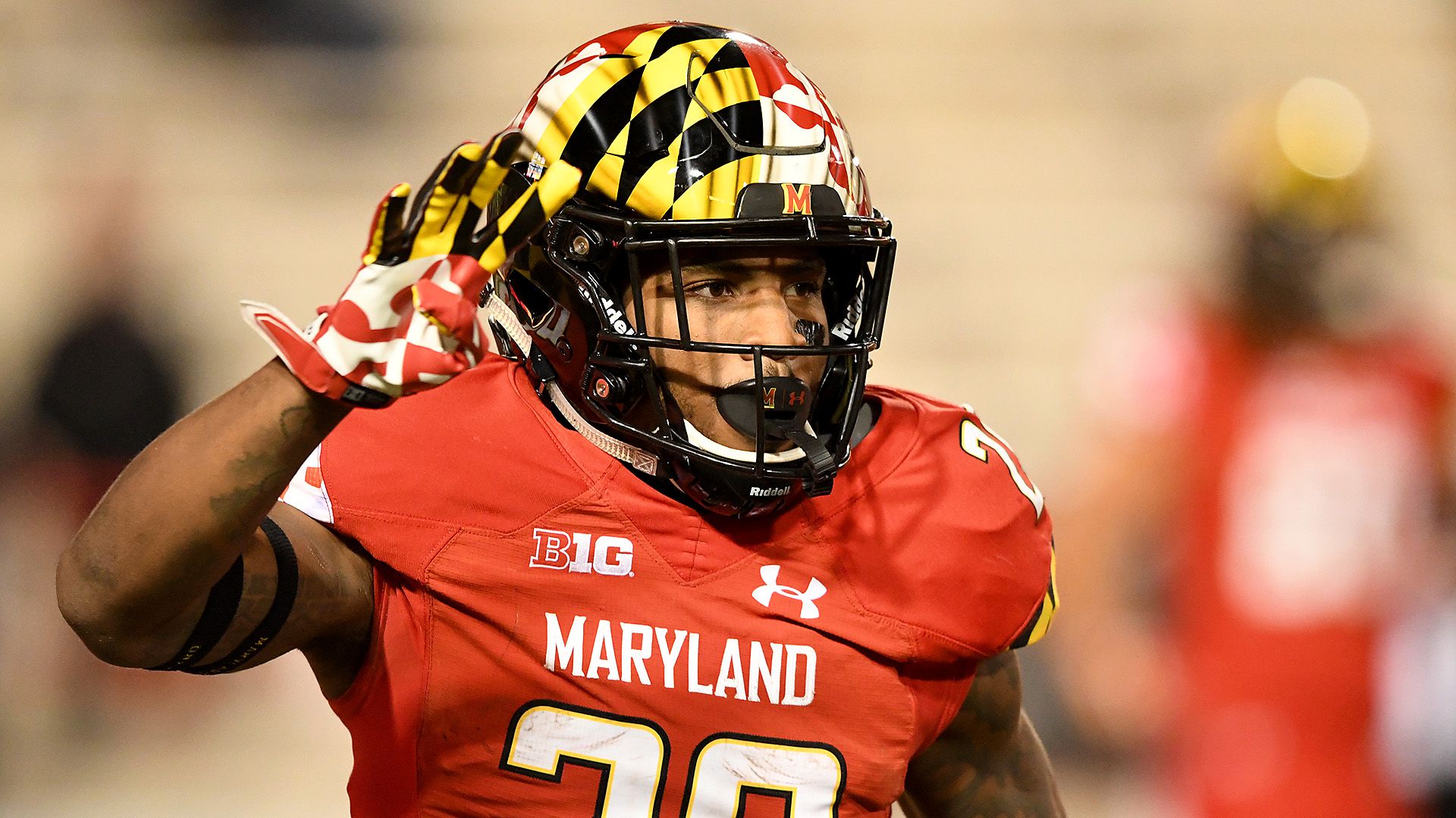 Giocatore football Maryland Under Armour, 1920x1080 1080p, PC
