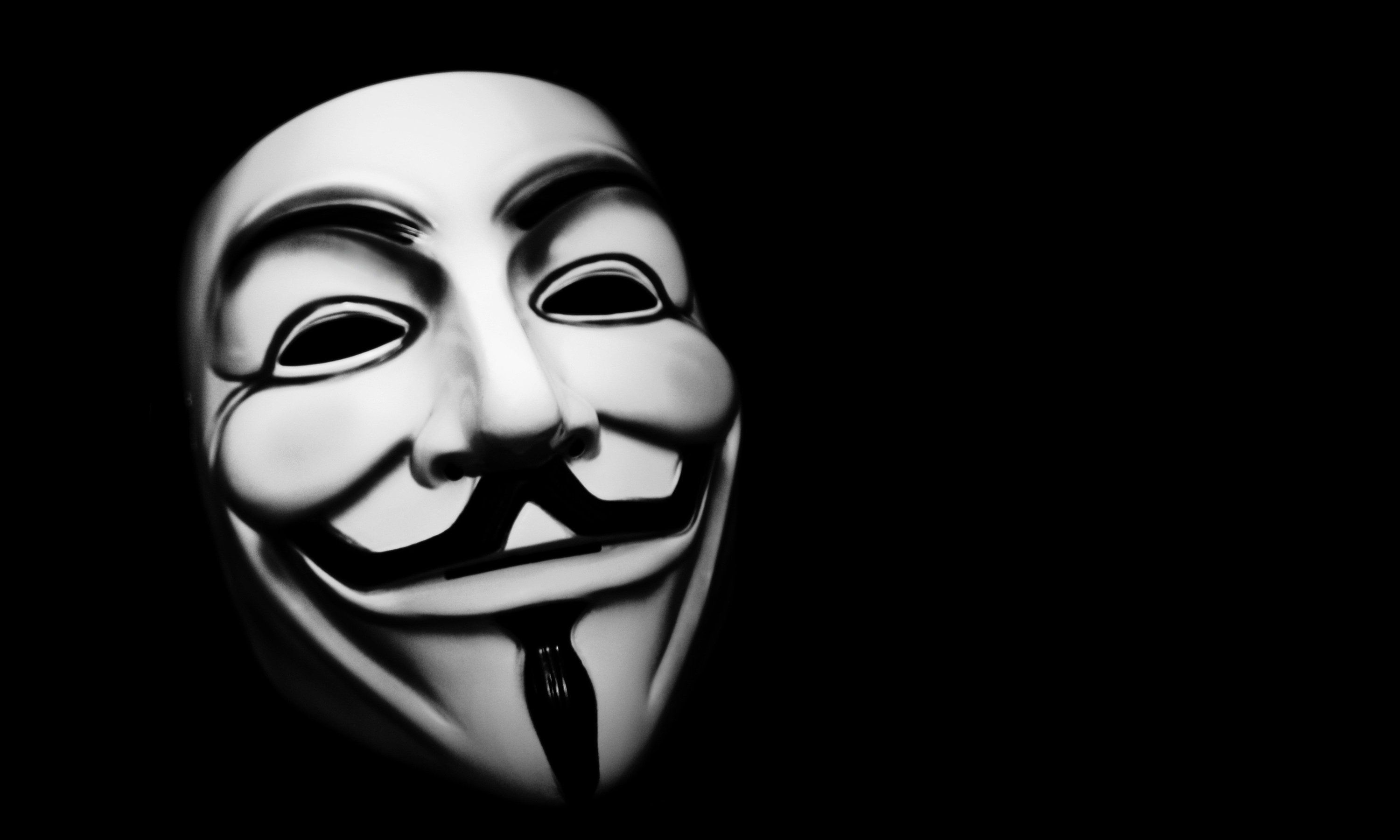 Maschera di V per Vendetta, Guy Fawkes, 3000x1800 2K, Desktop
