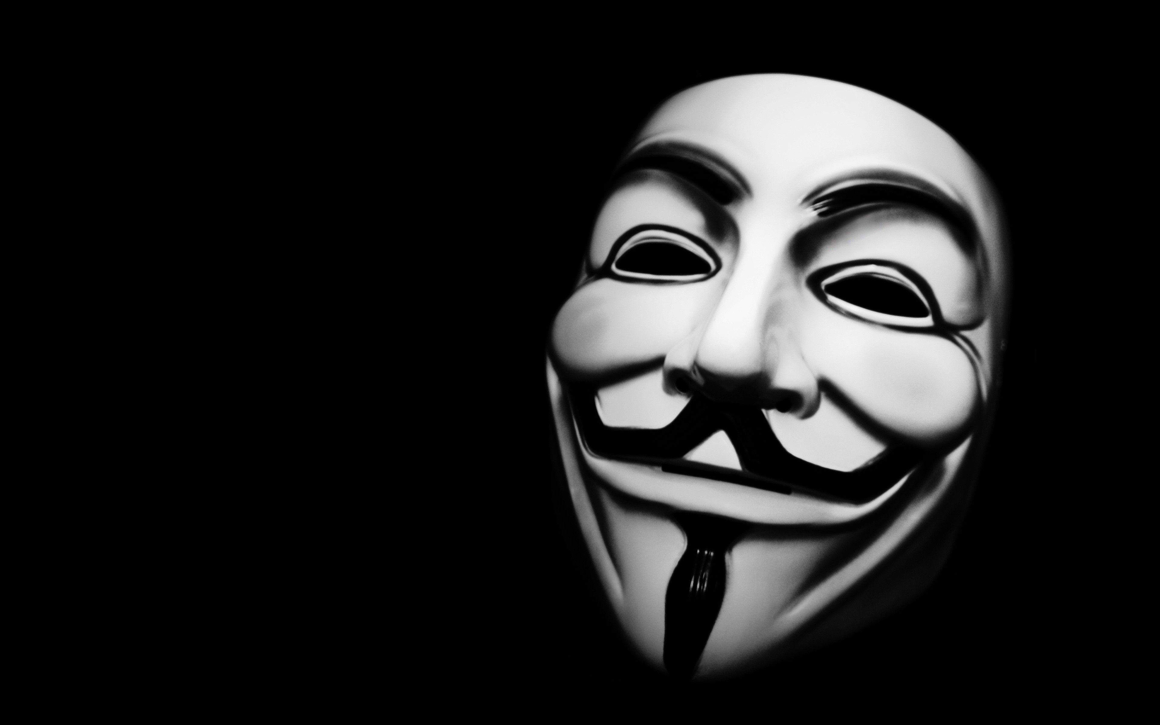 Maschera Guy Fawkes V per Vendetta, 3840x2400 Ultra HD, 4K TV
