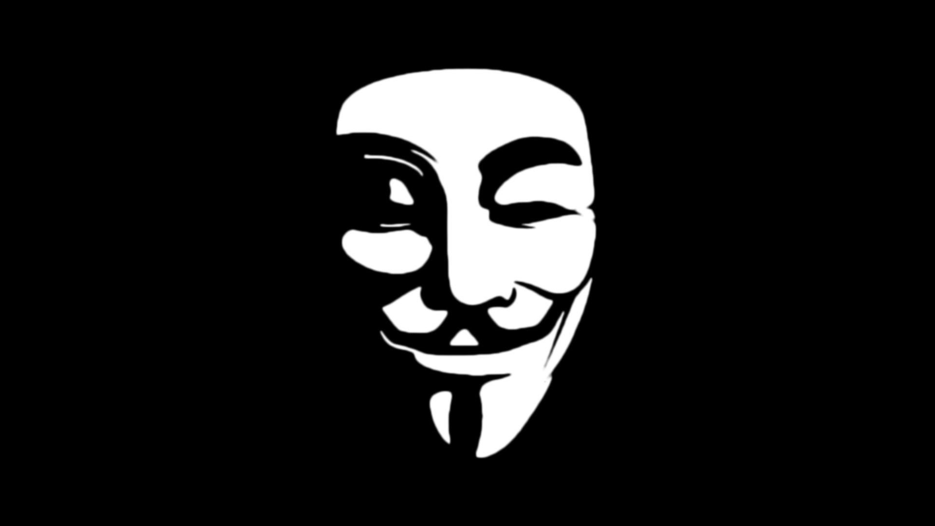 Maschera di V bianca, 1920x1080 Full HD, Desktop