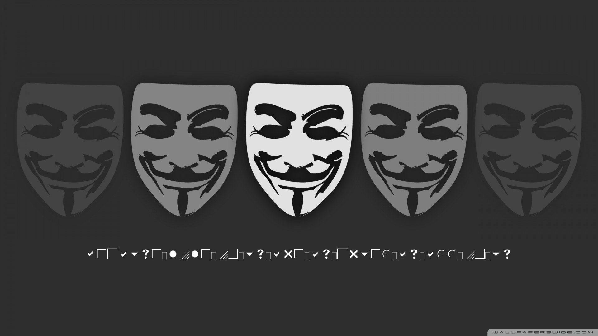 Maschere di V per Vendetta, 1920x1080 Full HD, PC