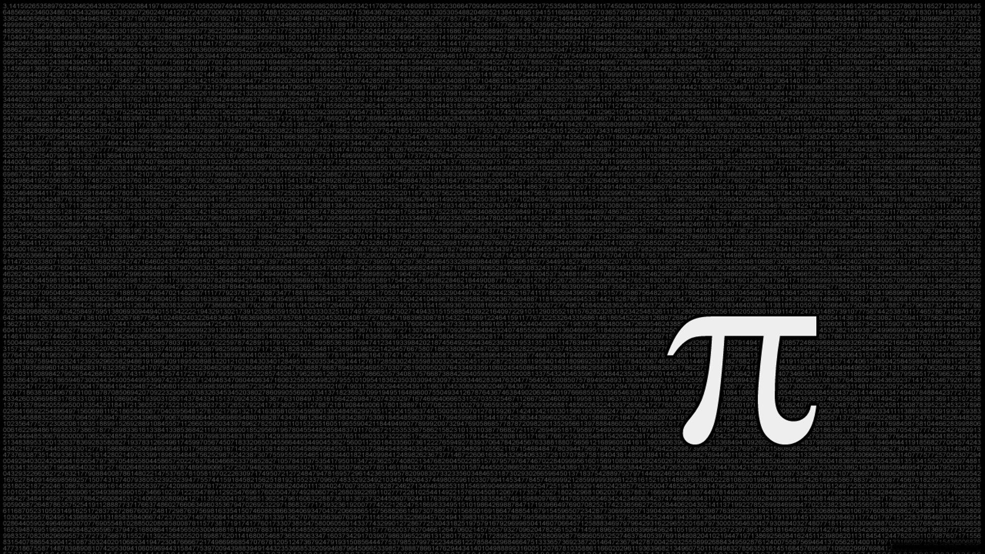 Simbolo pi greco su numeri, 1920x1080 Full HD, Laptop