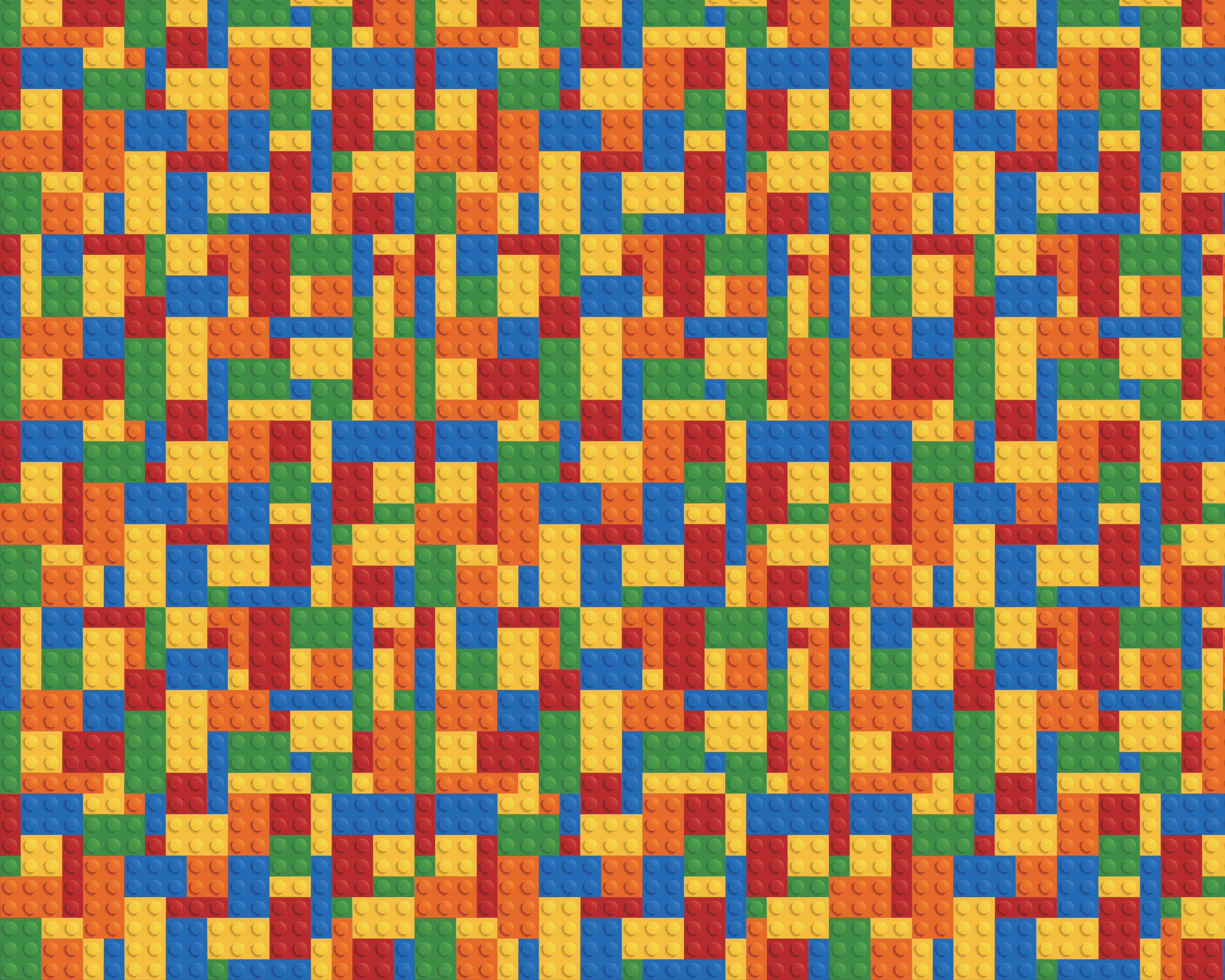 Mattoncini LEGO colorati pattern, 3000x2400 2K+, PC