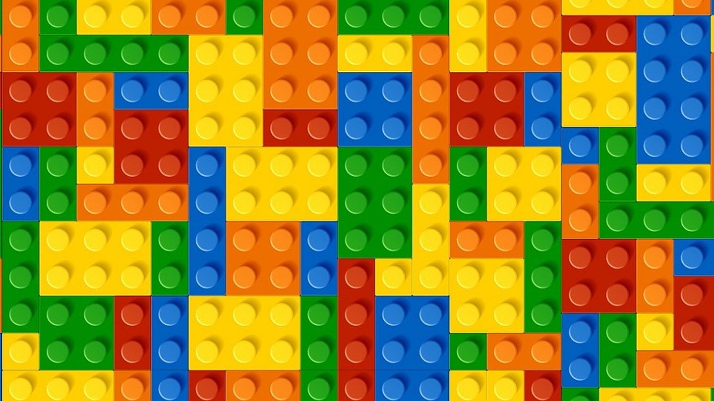 Mattoncini LEGO colorati, 1440x810 HD, Desktop