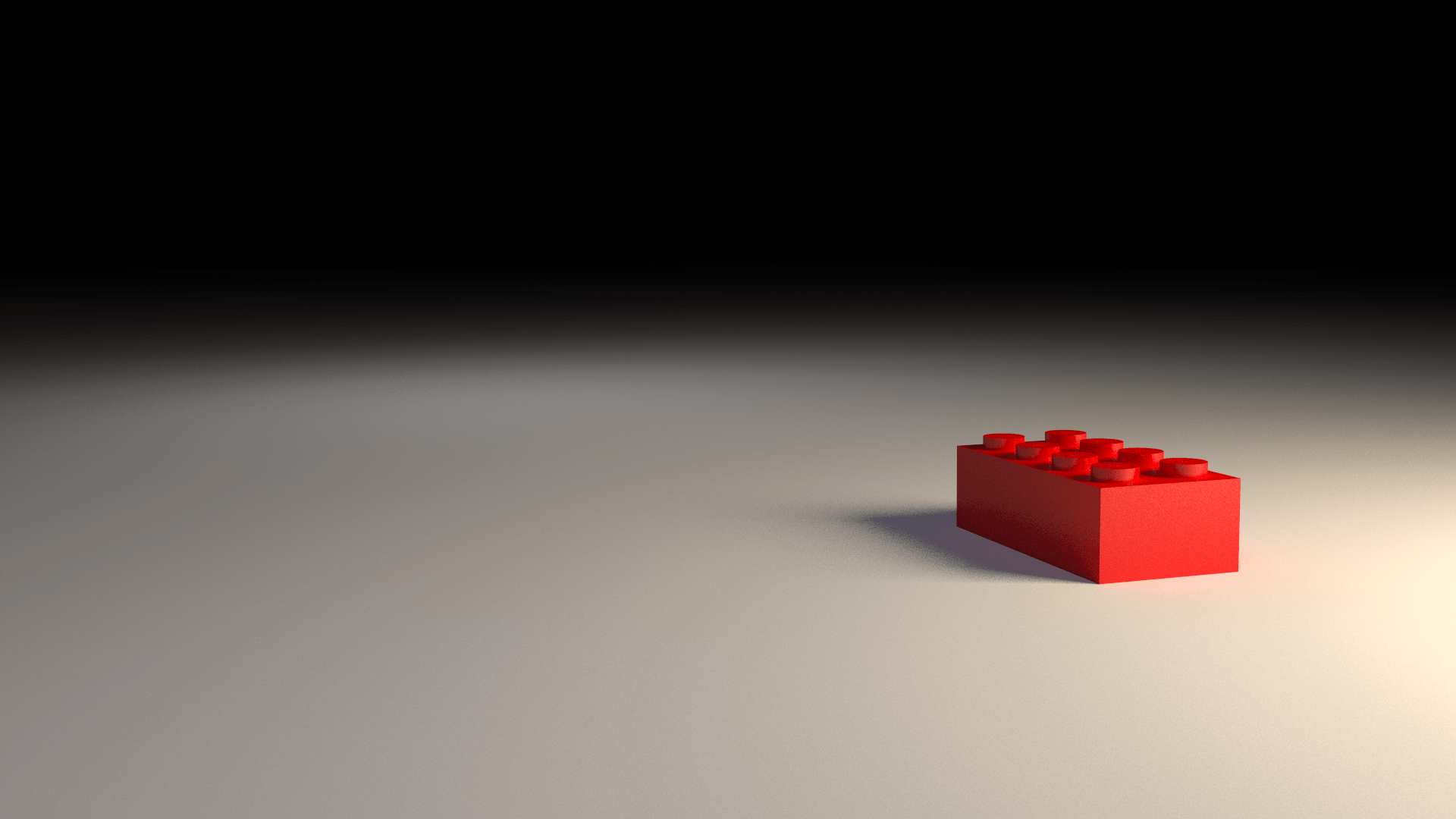 Mattoncino LEGO rosso 3D, 1920x1080 Full HD 1080p, PC Desktop