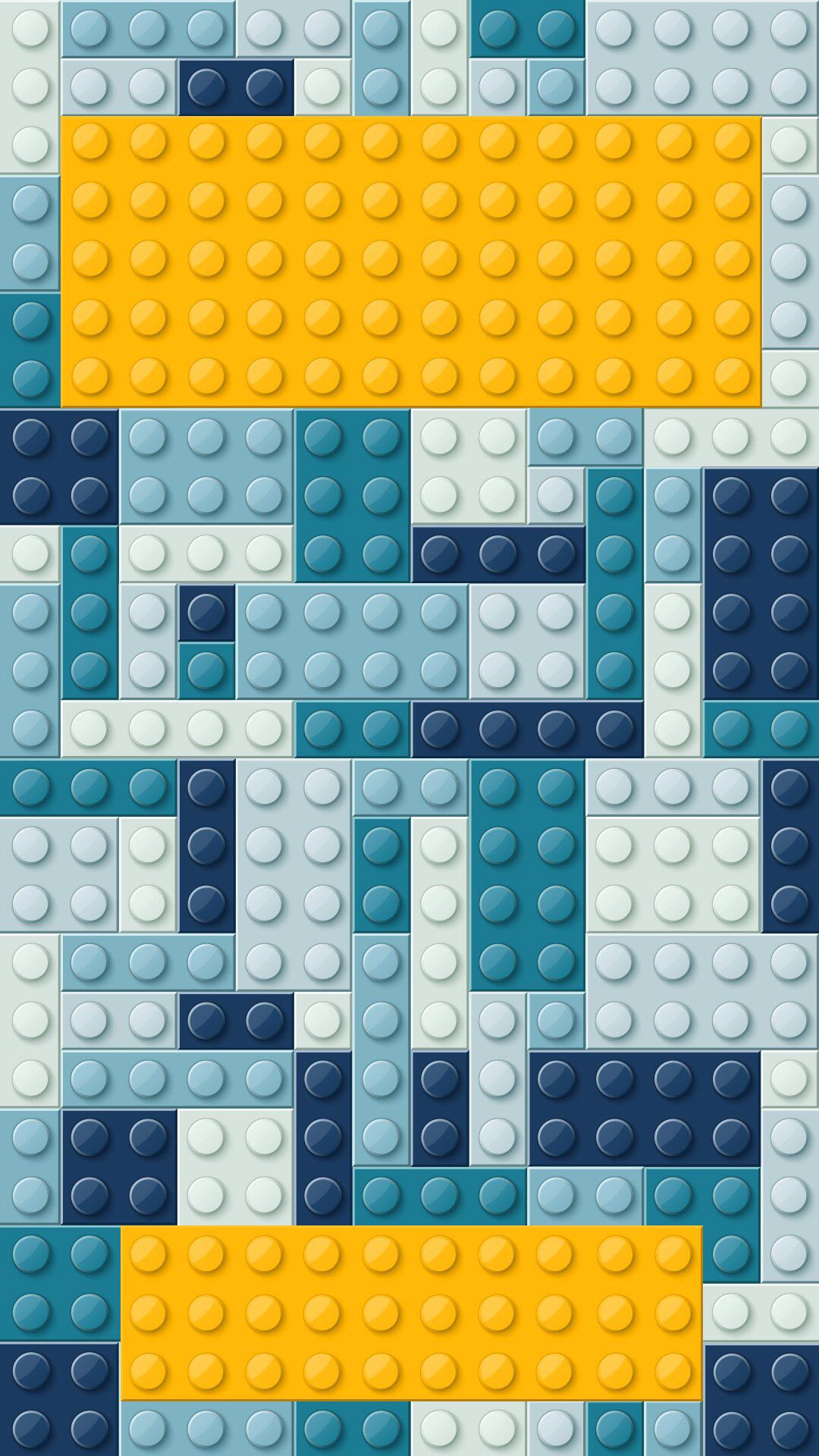 Mattoncini LEGO gialli e blu, 1080x1920 Full HD Verticale, Smartphone