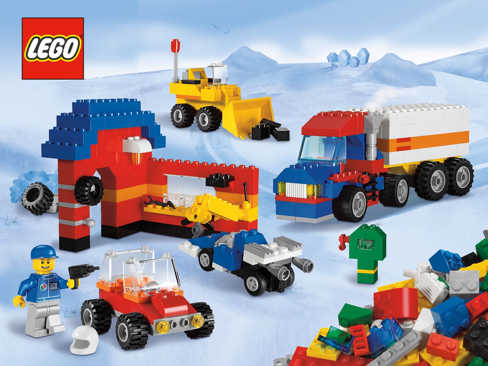 Mattoncini LEGO veicoli colorati, 1600x1200 HD, Laptop