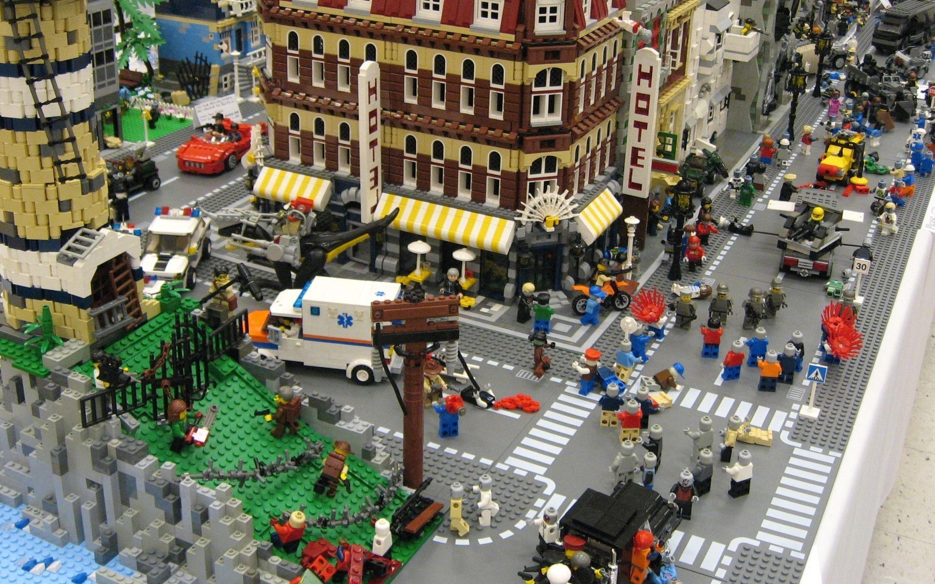 Città diorama mattoncini LEGO, 1920x1200 Full HD+ WUXGA, PC
