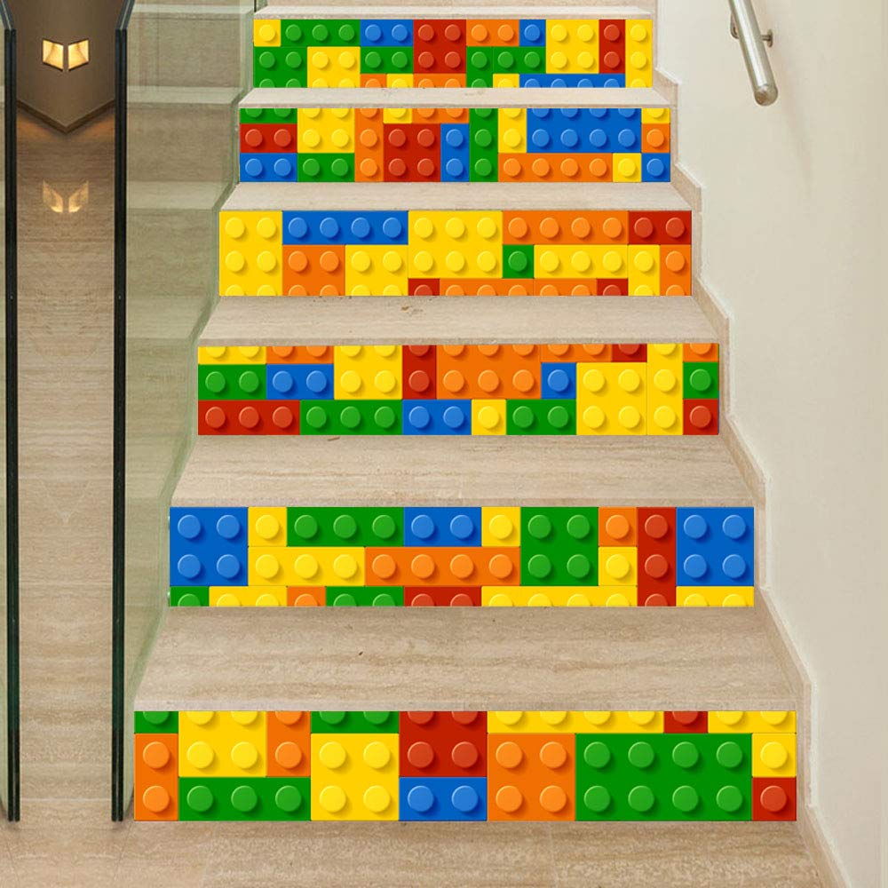 Mattoncini LEGO colorati su scale, 1000x1000 HD, iMac