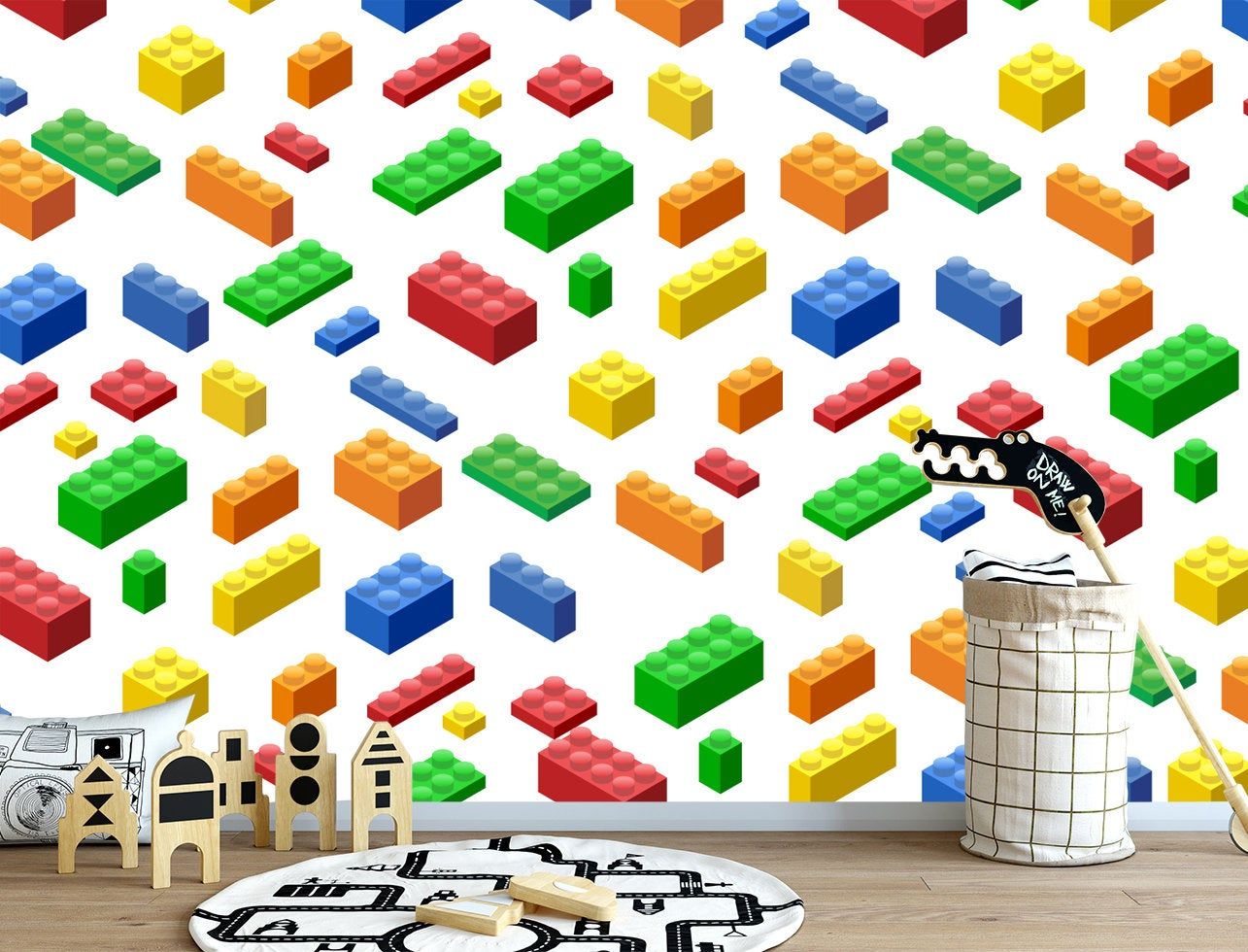 Mattoncini LEGO colorati sparsi, 1285x980 720p, Laptop